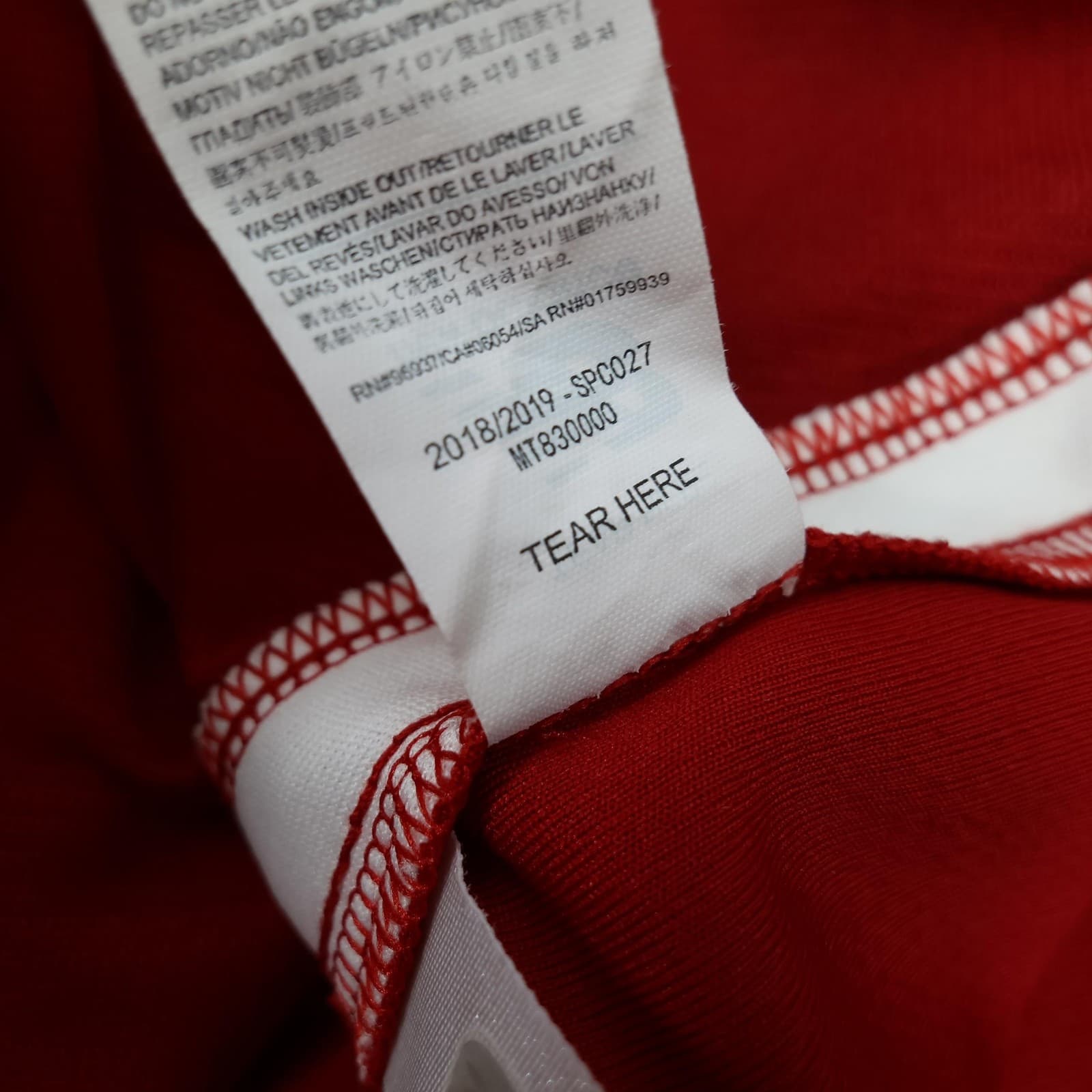 Liverpool Shirt Mens XL Red Home 2018 2019 Football New Balance Soccer Jersey photo 14