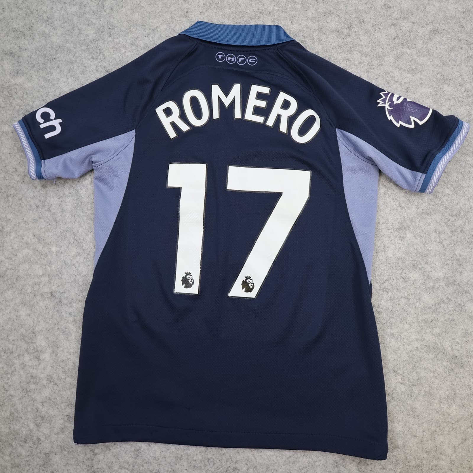 Tottenham Hotspur Shirt Kids Small 128-137cm Navy Away 2018 2019 Soccer Jersey