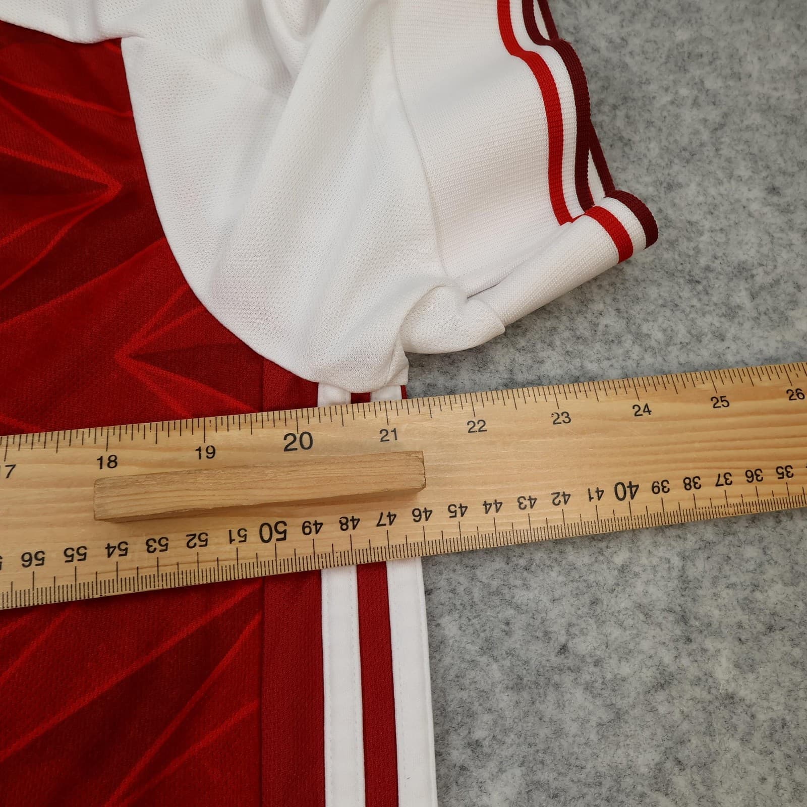 Arsenal Shirt Mens Large Red Home 2020 2021 Adidas Emirates Soccer Jersey photo 12