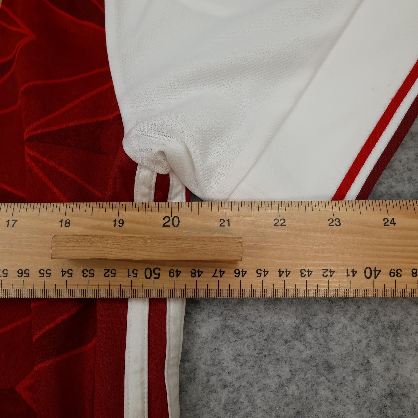 Arsenal Shirt Mens Large Red Home 2020 2021 EPL Football Adidas Emirates Saka 7 photo 18