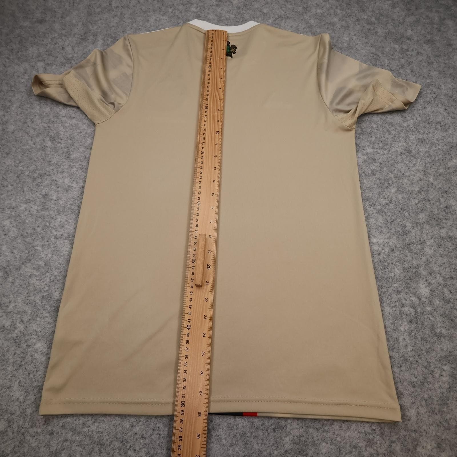 Ajax Shirt Mens Small Beige Daily Paper 2022 2023 Football Adidas Ziggo Jersey photo 12