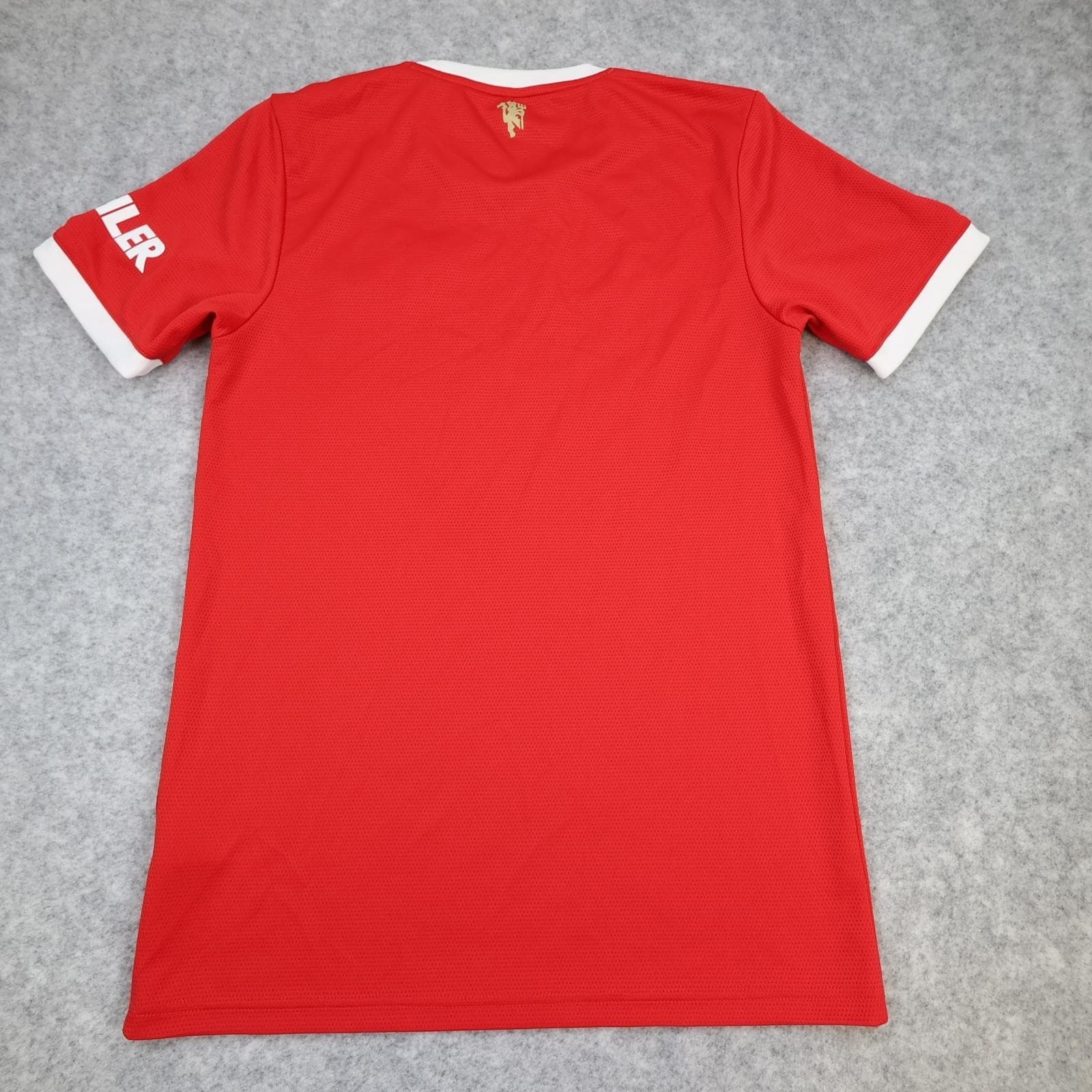 Manchester United Shirt Mens Small Red Home 2021 2022 Football Adidas Jersey photo 2