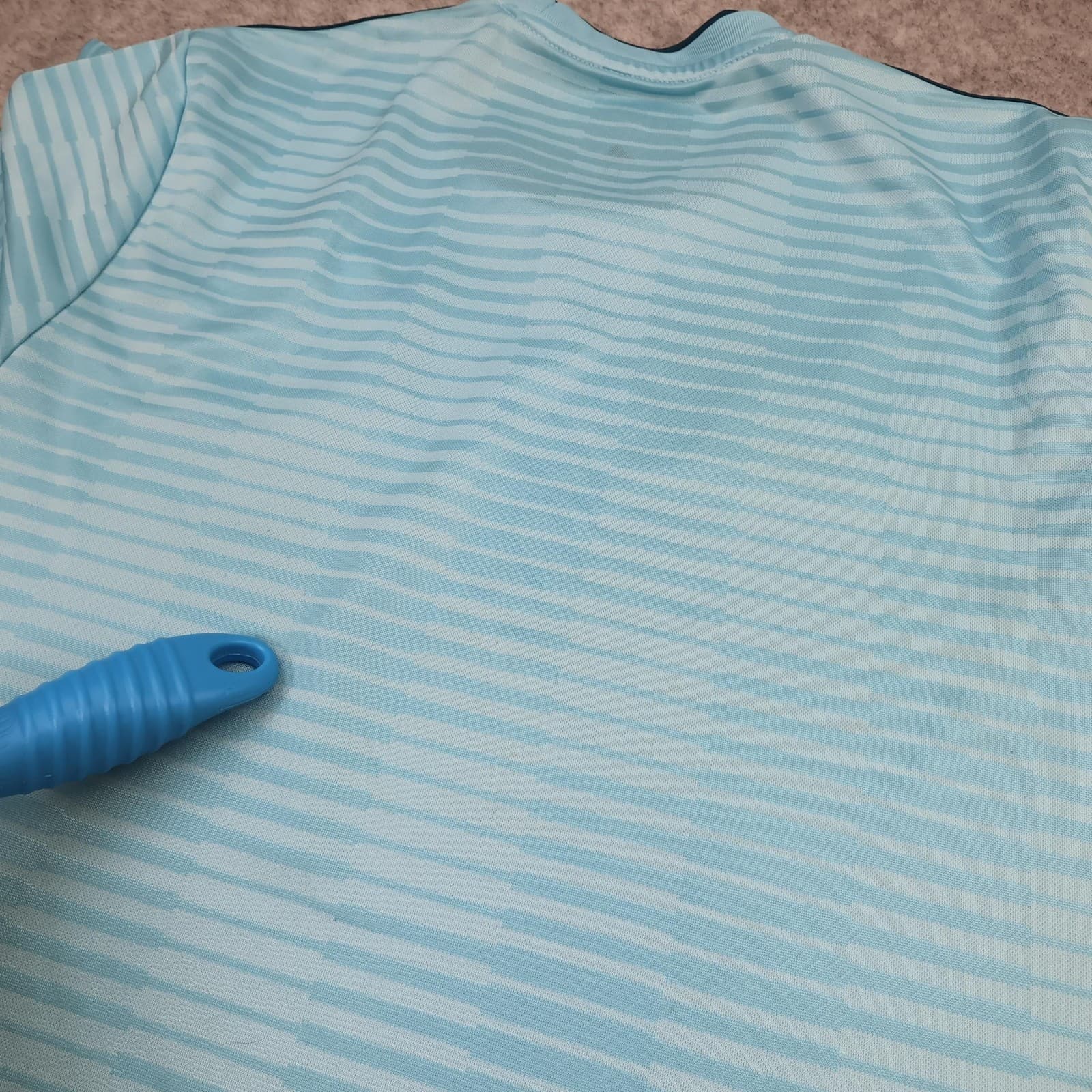 Northern Ireland Shirt Mens Medium Blue Away 2018 2019 Football Adidas Jersey photo 15