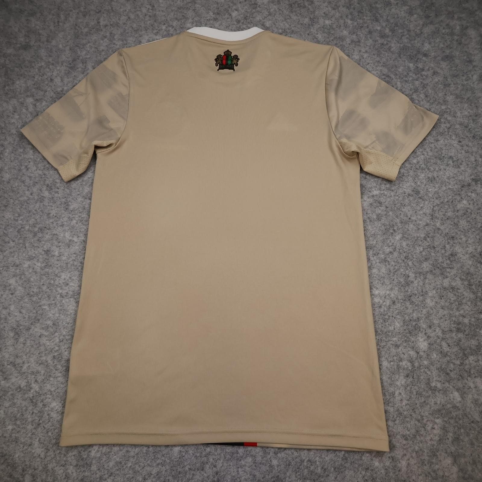 Ajax Shirt Mens Small Beige Daily Paper 2022 2023 Football Adidas Ziggo Jersey photo 2