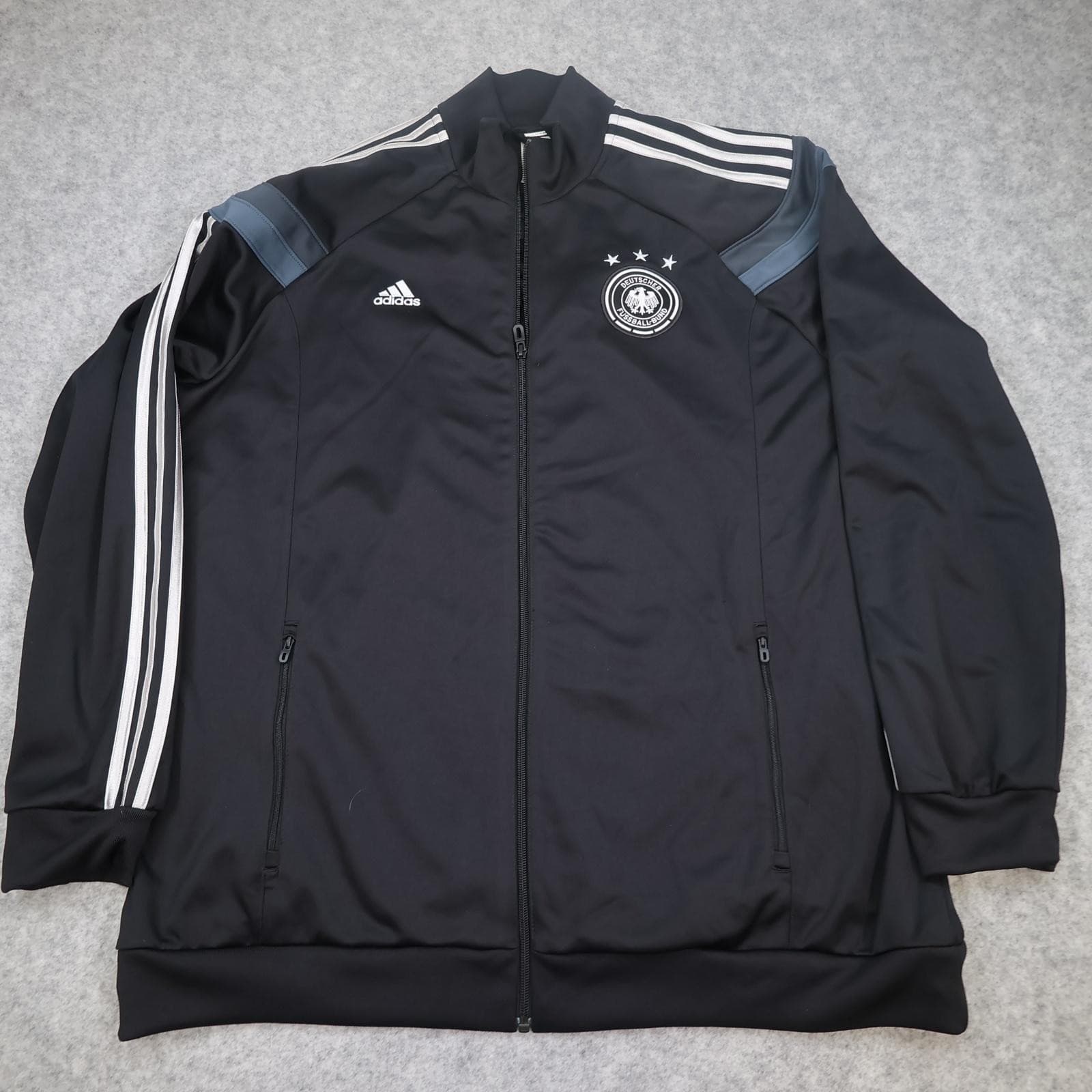 Germany Jacket Mens 2XL Black 2013 2014 Football Adidas Climalite Track Top