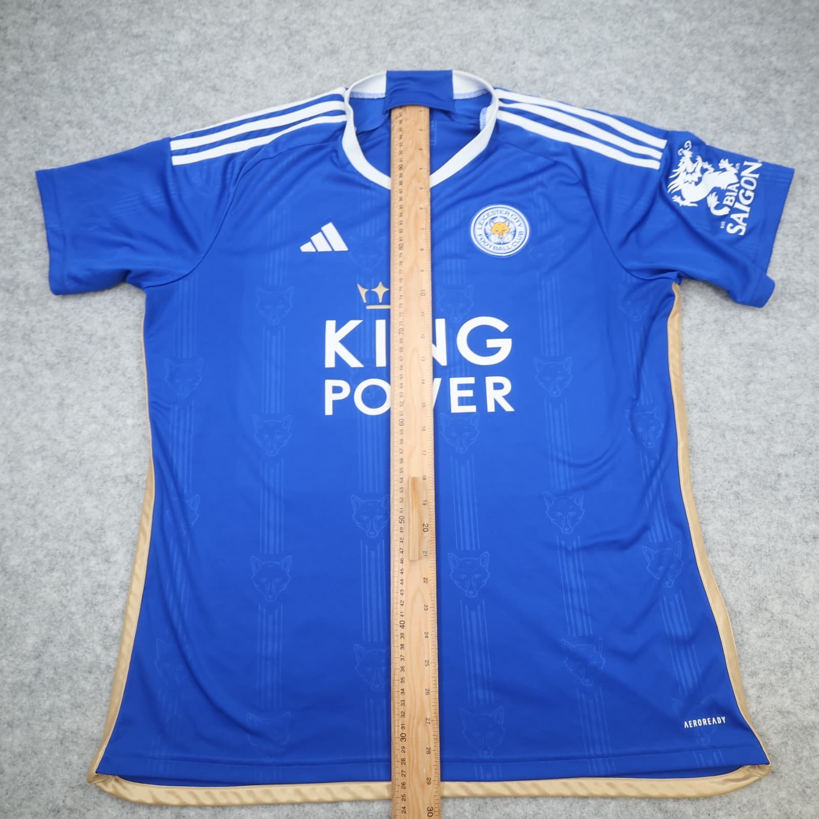 Leicester City Shirt Extra Large Blue 2023 2024 Adidas Soccer Jersey Football photo 12