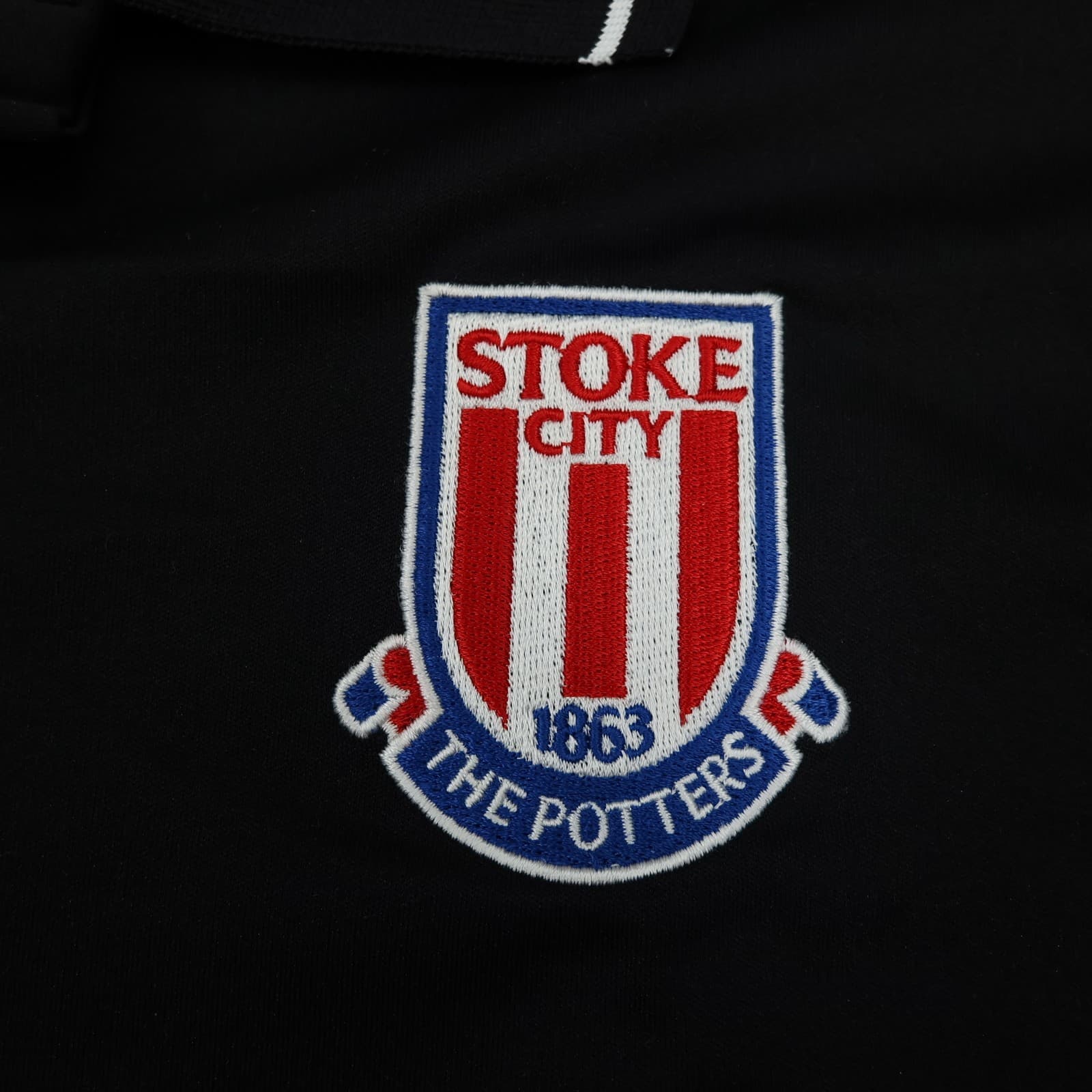 Stoke City Shirt Extra Large Black Away Kit 2009 2010 Le Coq Sportif Jersey photo 5