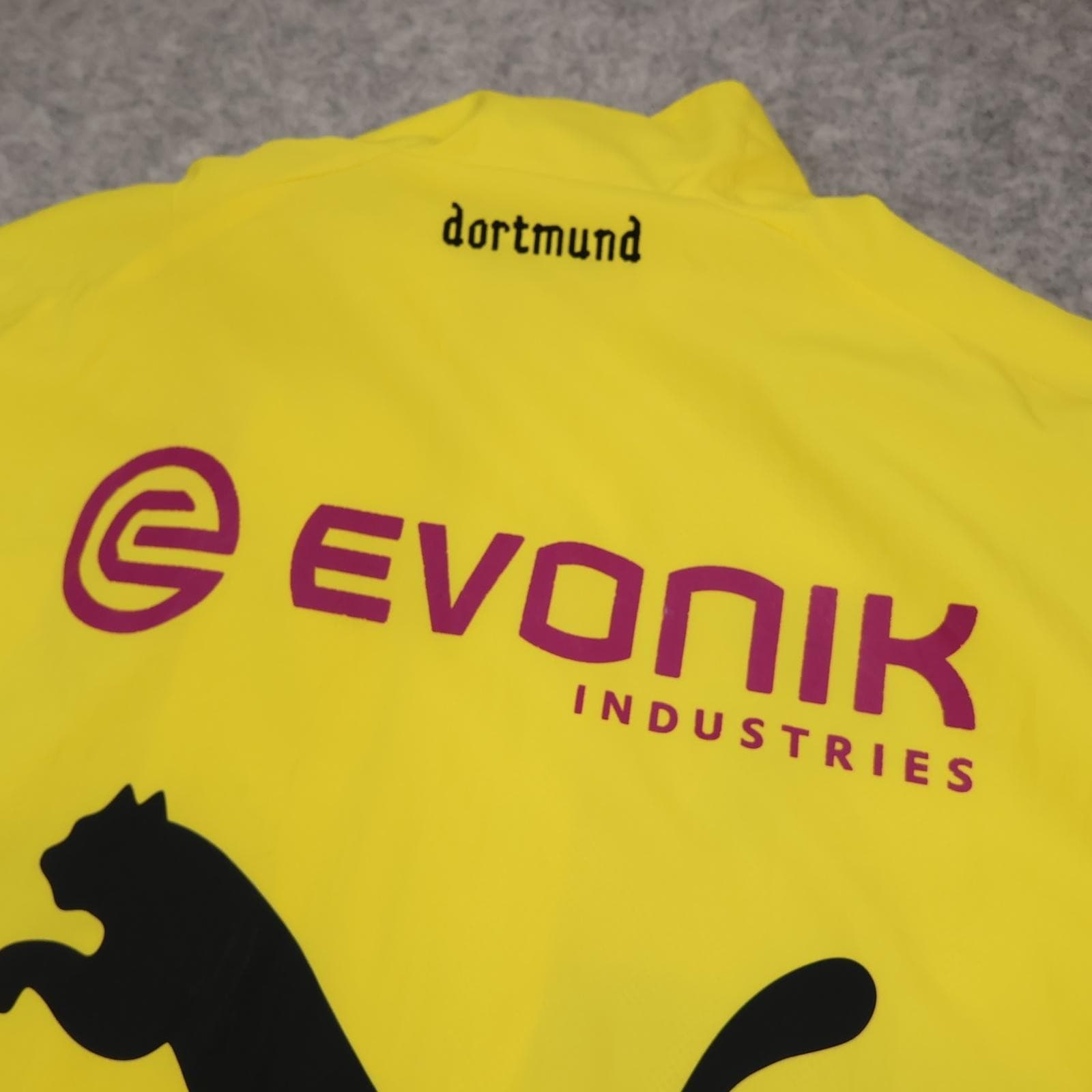 Borussia Dortmund Jacket Mens 2XL Yellow Football Puma Evonik Training photo 8