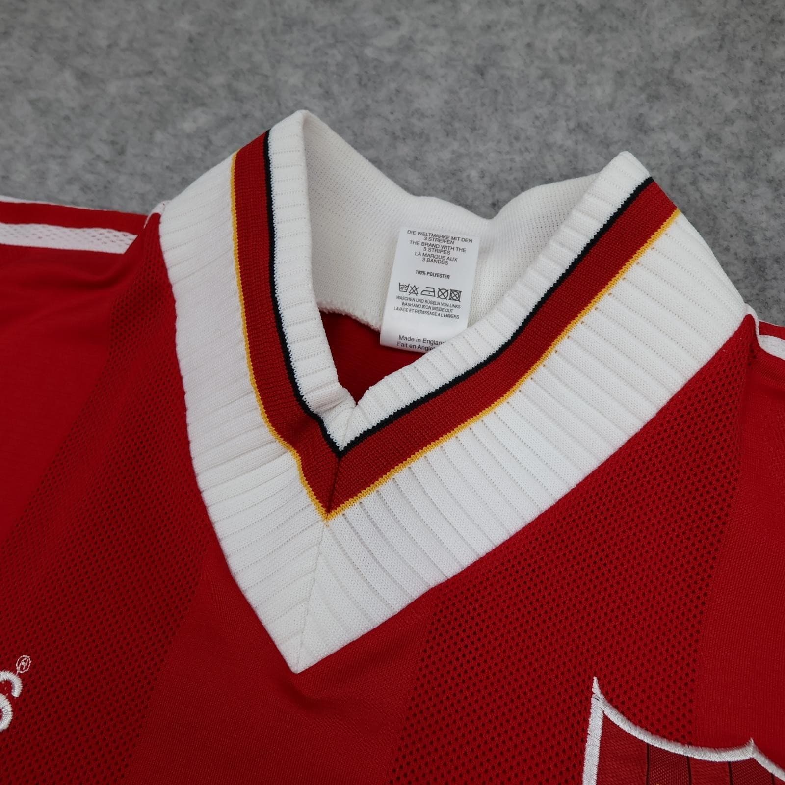 Vintage Liverpool Shirt Mens XL Red Home 1995 1996 Football Soccer Adidas Jersey photo 7