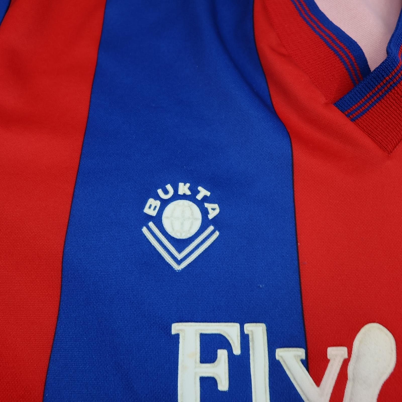 Vintage Crystal Palace Shirt Mens Medium Home 1998 1990 Bukta Virgin Jersey photo 5