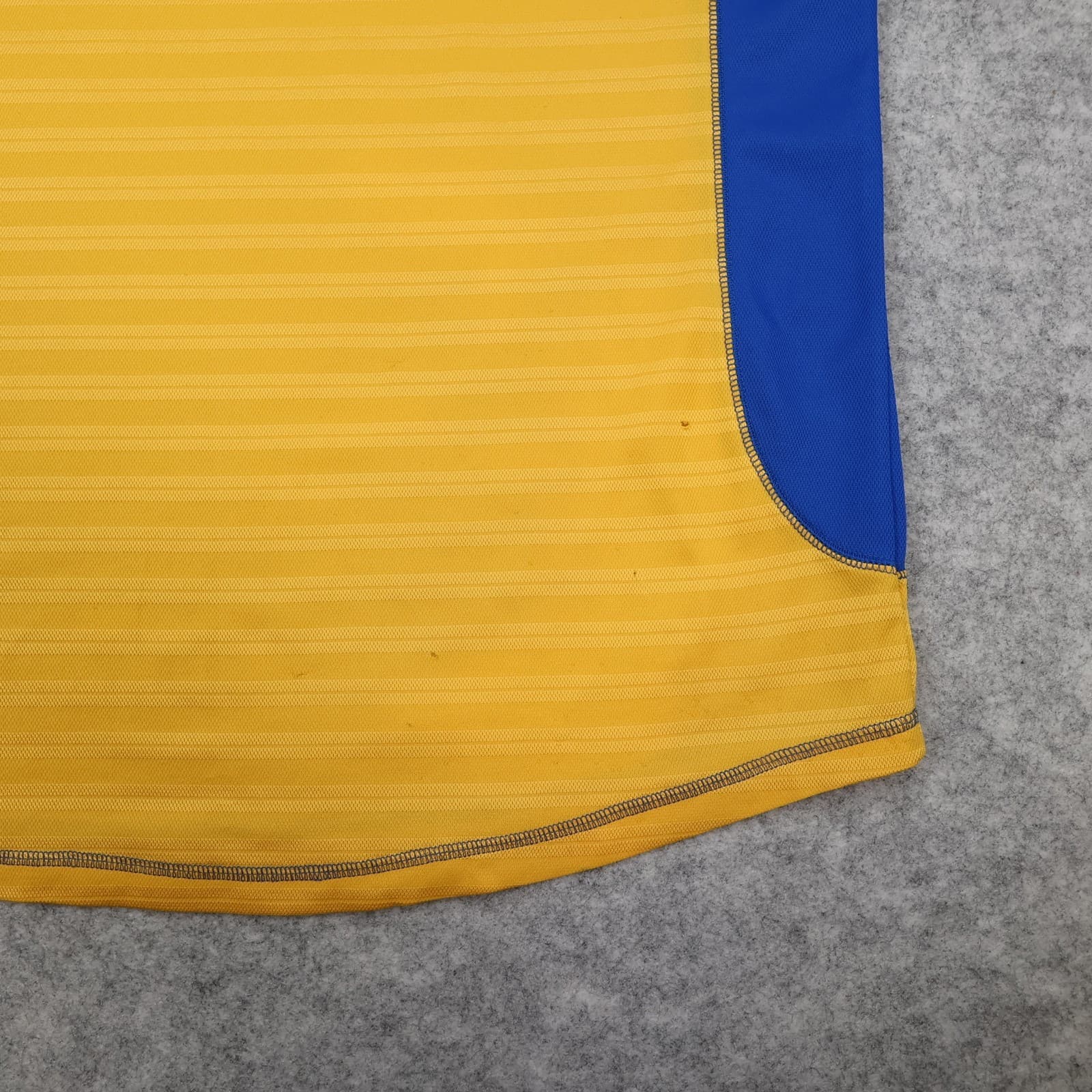 Vintage Chelsea Shirt Large Yellow Third Kit 2000 2001 Jersey Autoglass photo 16