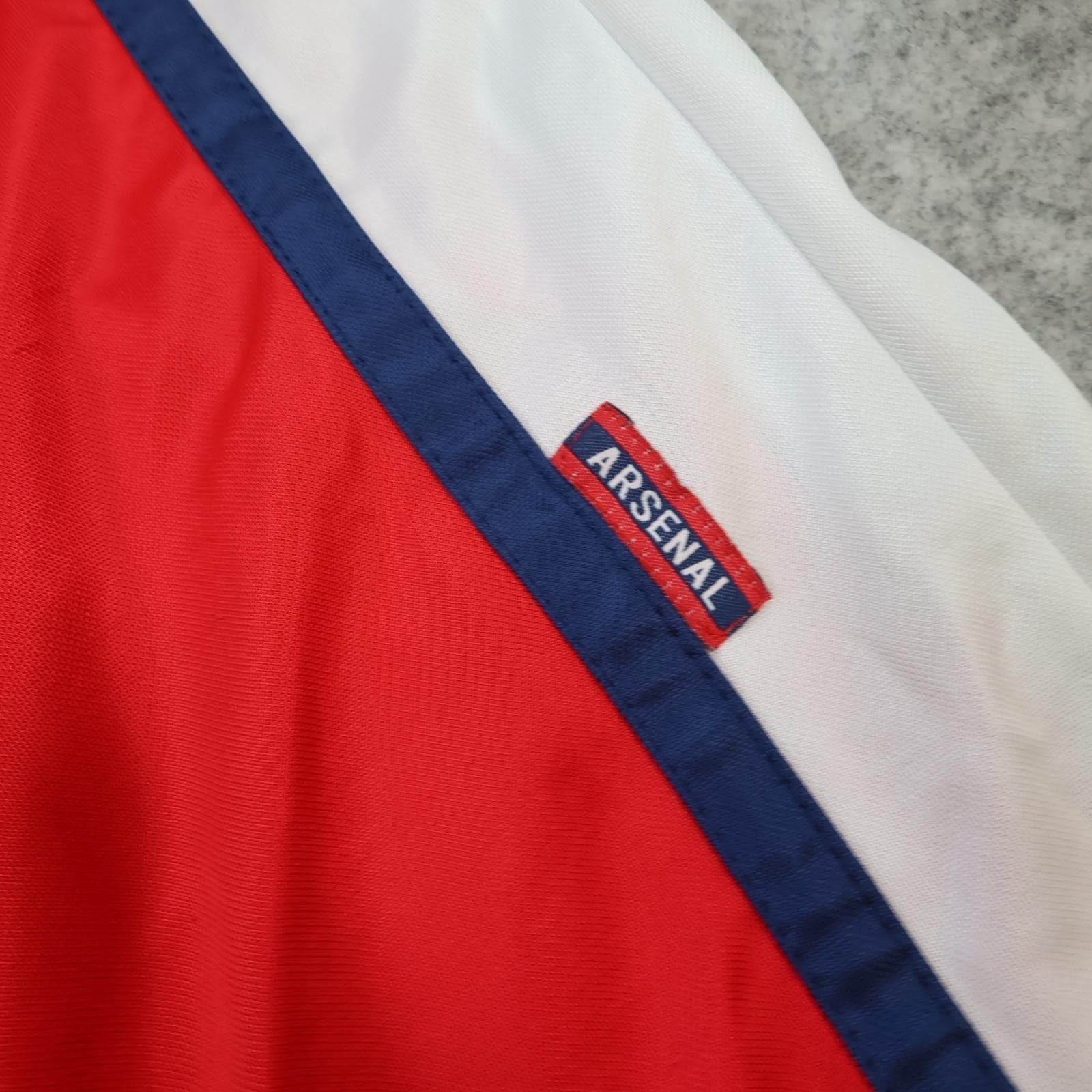 Vintage Arsenal Shirt Mens Large Red Home 1998 1999 Nike JVC Football Jersey photo 15