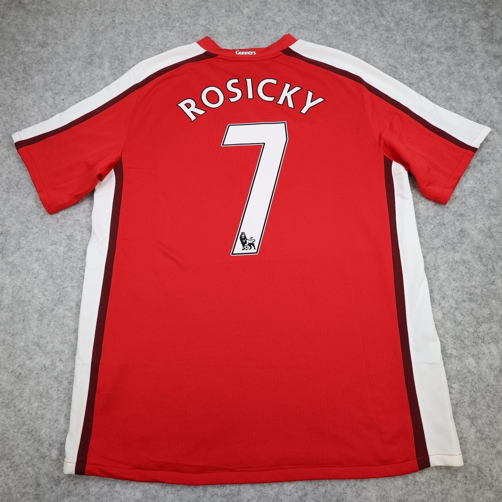 Arsenal Shirt Mens Large Red Home EPL 2008 2009 Nike Fly Emirates Rosicky 7