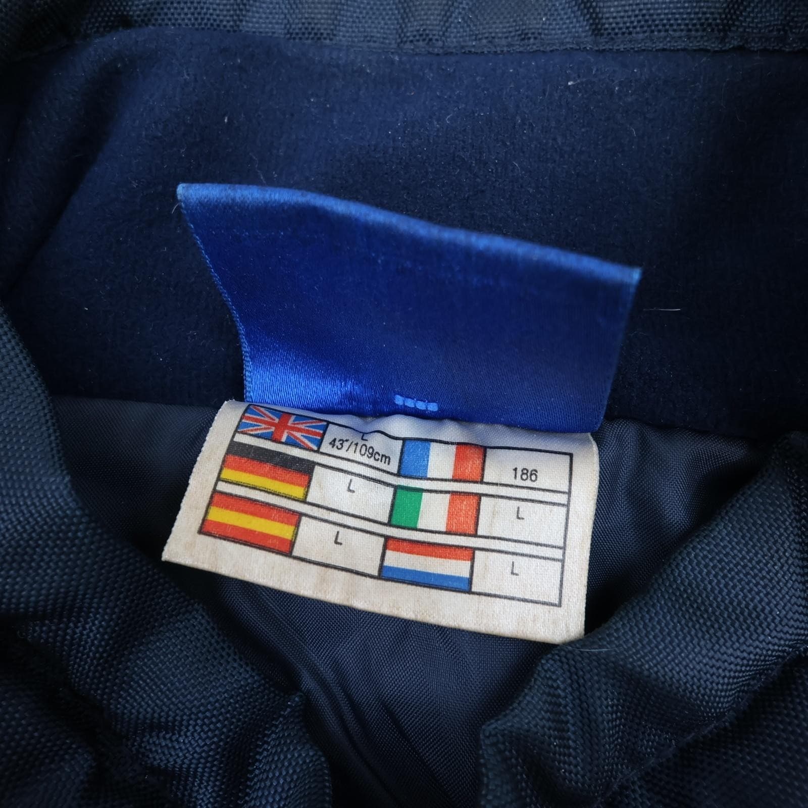 Everton Jacket Mens Large Navy Blue Football Umbro Padded Training Coat photo 7