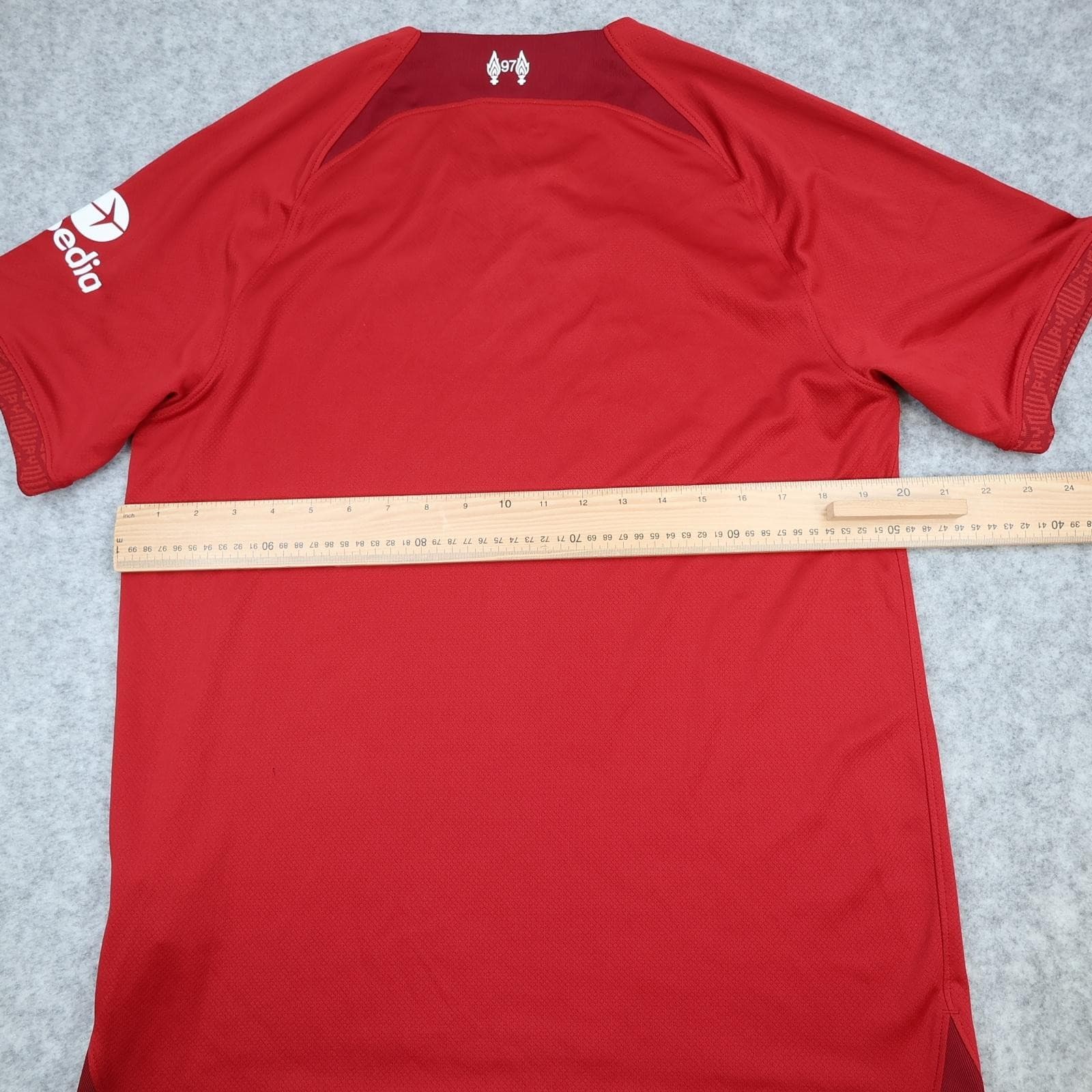 Liverpool Shirt Mens Medium Red Home EPL Football Nike 2022 2023 Jersey LFC photo 7