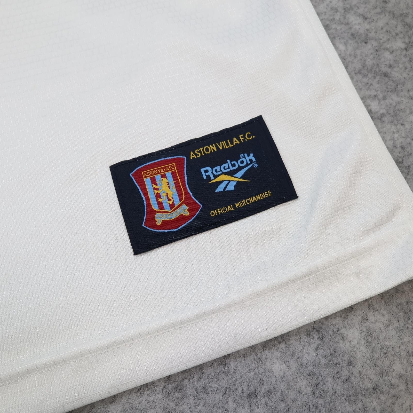 Vintage Aston Villa Shirt Mens XL Blue Away 1997 1998 Reebok AST Soccer Jersey photo 9
