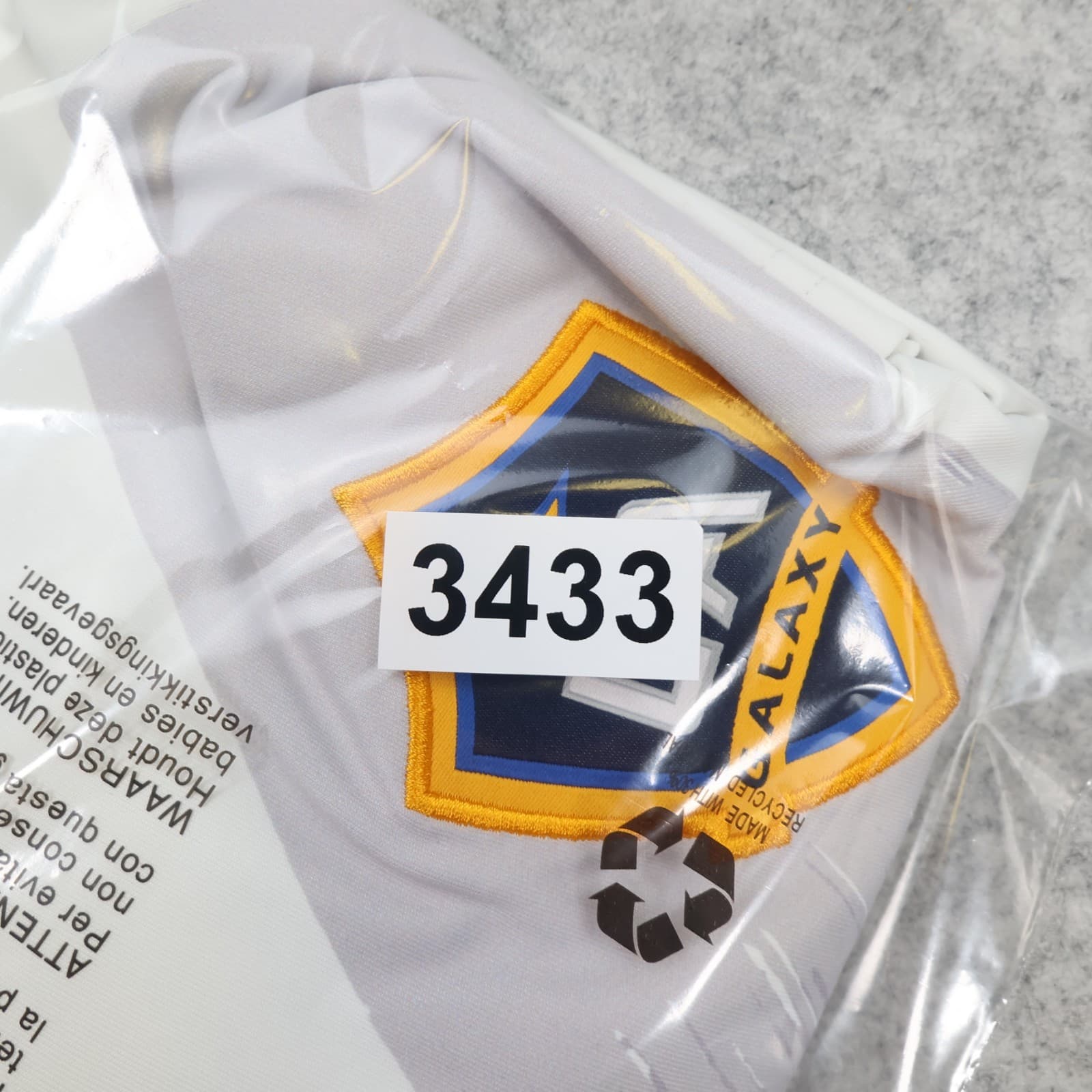 LA Galaxy Football Shirt 2XL White Home Kit 2020 2021 Adidas Jersey MLS XXL photo 14