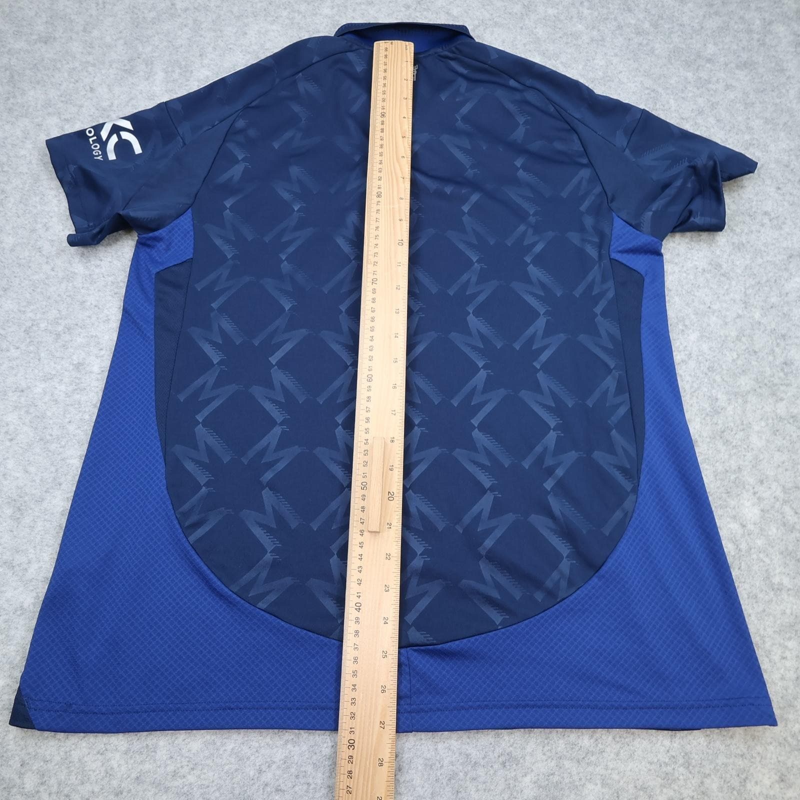 Manchester United Shirt Mens XL Blue Away 2024 2025 Adidas Soccer Jersey photo 9