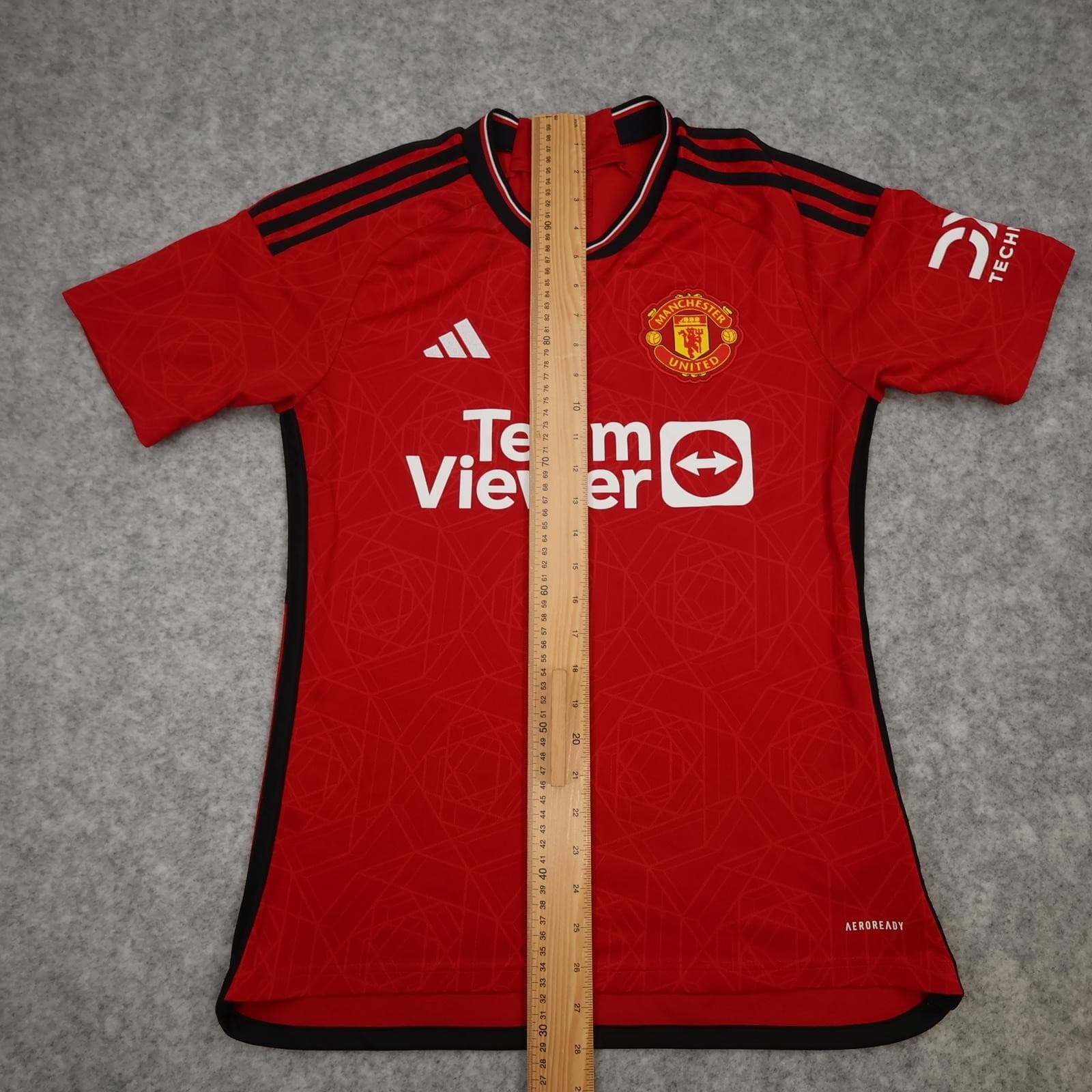 Manchester United Shirt Mens Small Red Home 2023 2024 Football Adidas TeamViewer photo 11