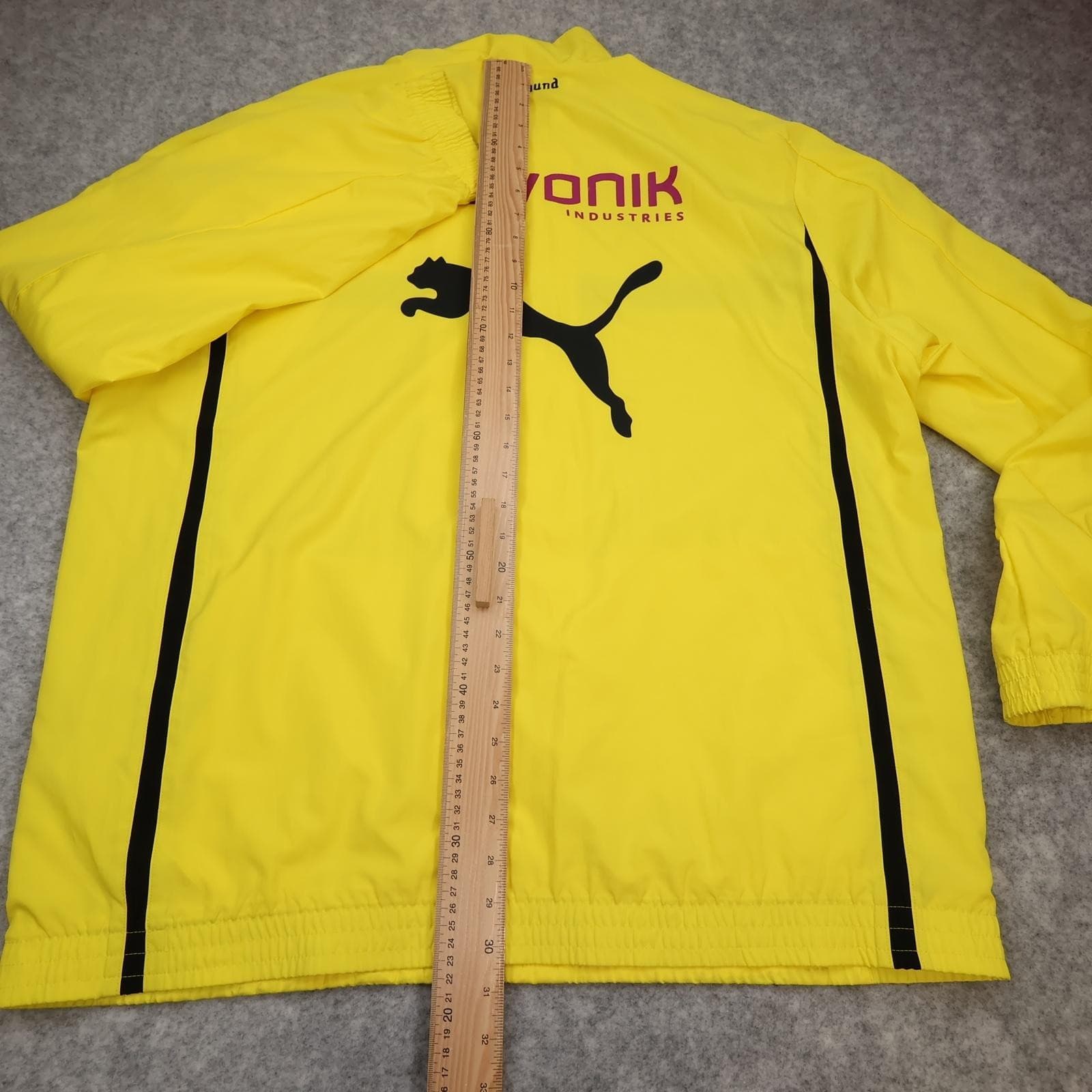 Borussia Dortmund Jacket Mens 2XL Yellow Football Puma Evonik Training photo 12