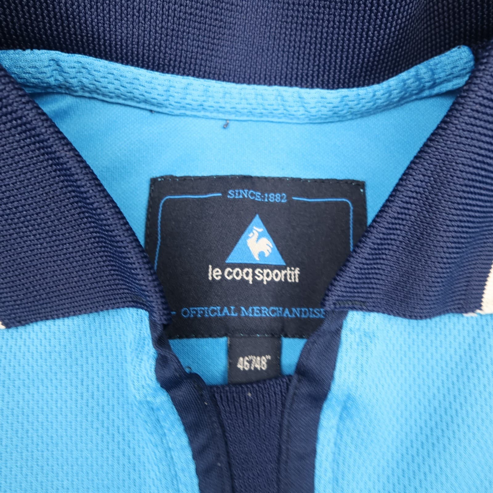 Manchester City Shirt Extra Large Blue Home Kit 2001 2002 Le Coq Sportif Jersey photo 9