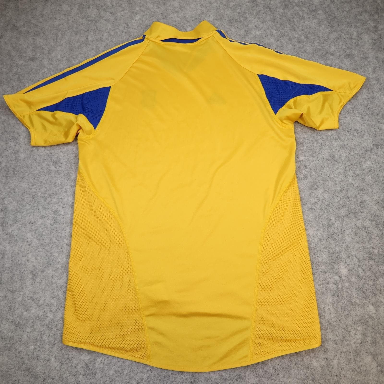 Brondby IF Shirt Mens Small Yellow Home 2005 Football Adidas Codan Soccer Jersey photo 4