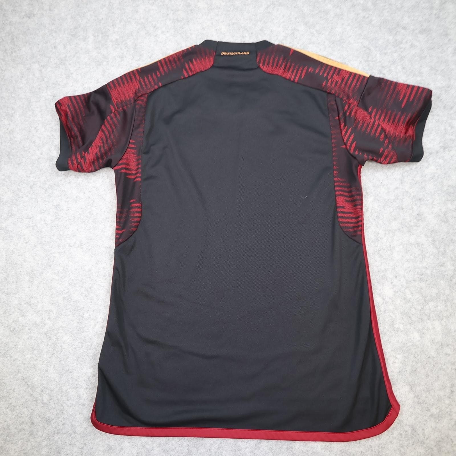 Germany Away Shirt Mens Medium Black Red 2022 2023 Football Adidas DFB Jersey photo 2