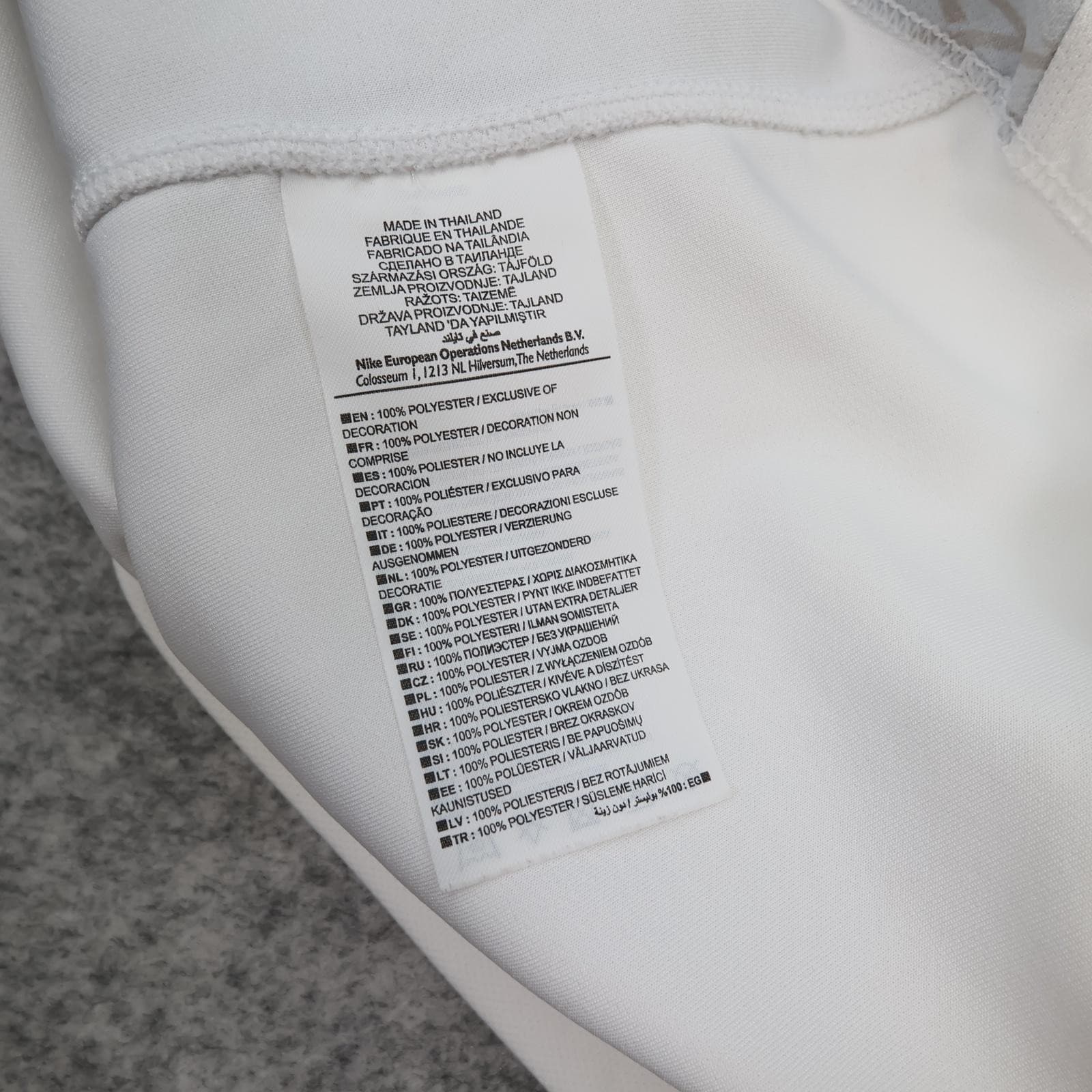 England Rugby Shirt Mens XL White Grey 2010 2011 Rugby Union Nike O2 Jersey photo 12