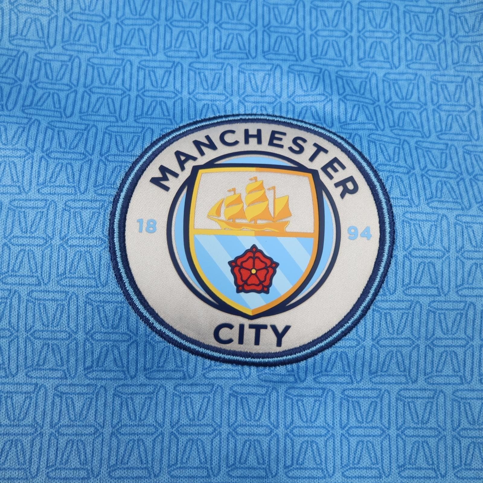 Manchester City Shirt Mens Large Blue Home 2021 2022 Puma Etihad Airways photo 4