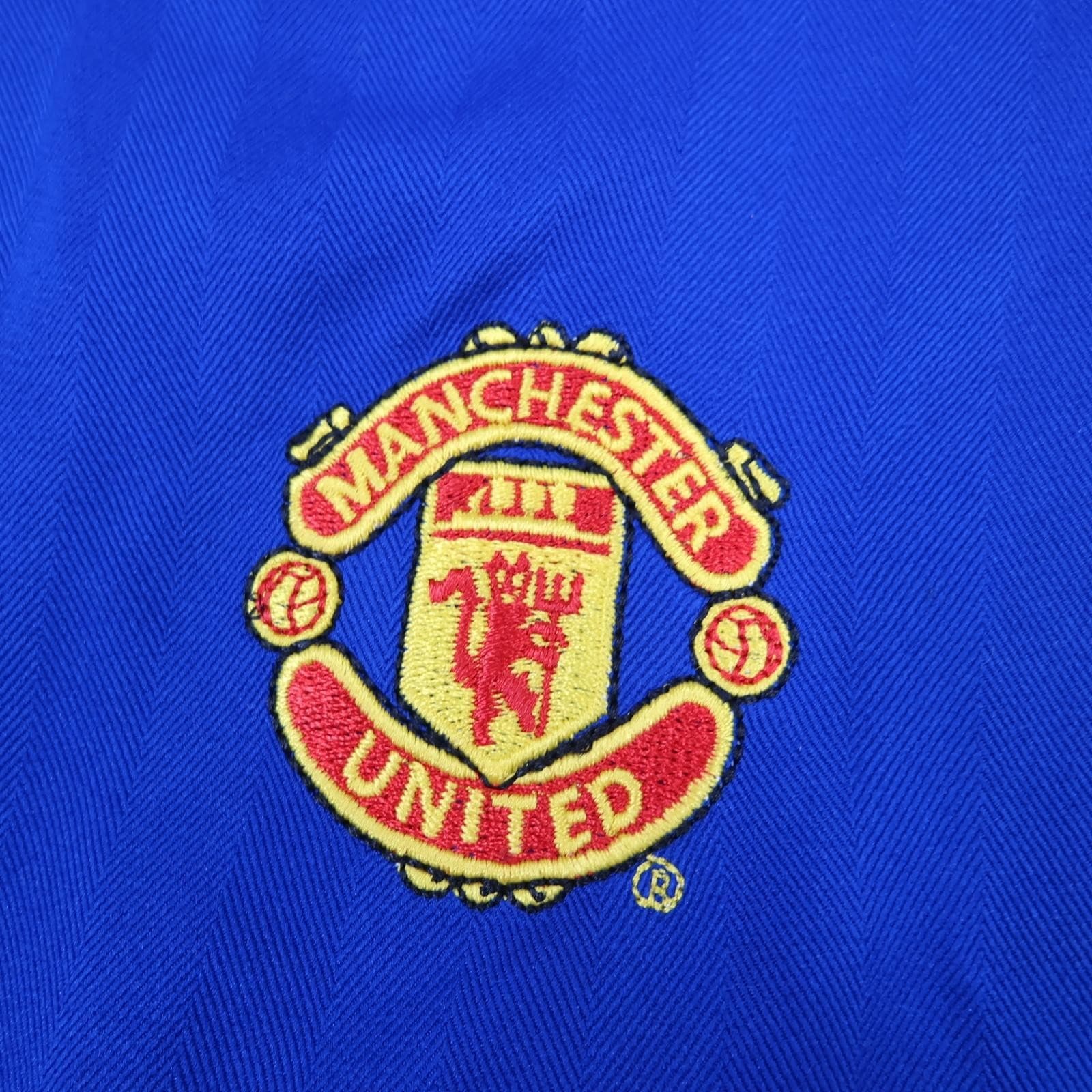 Vintage Manchester United Shirt Kids 13-14y Blue 2005 2007 Nike Soccer Jersey photo 6