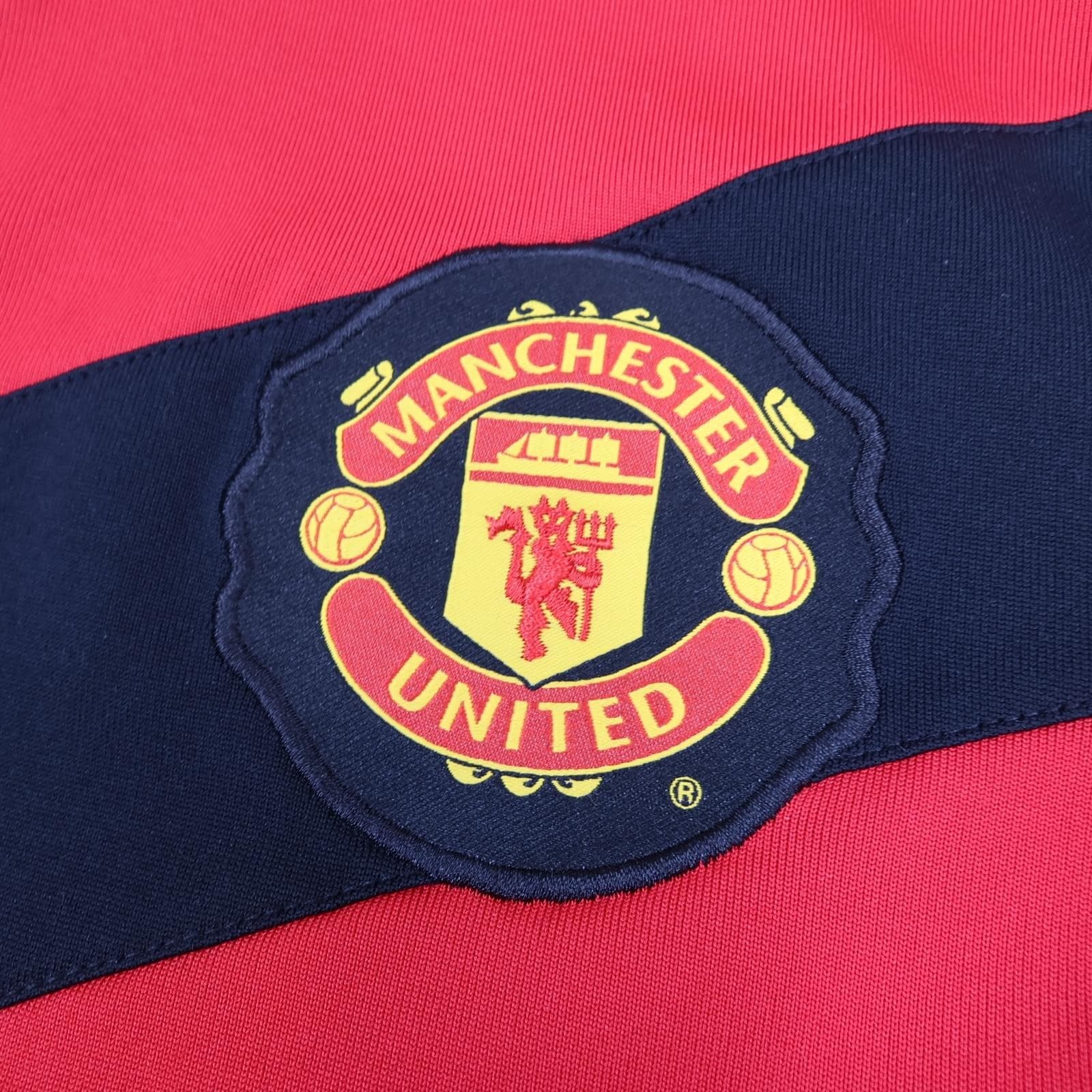 Manchester United Shirt Mens Medium Red Home 2009 2010 Football Nike Fletcher 24 photo 6