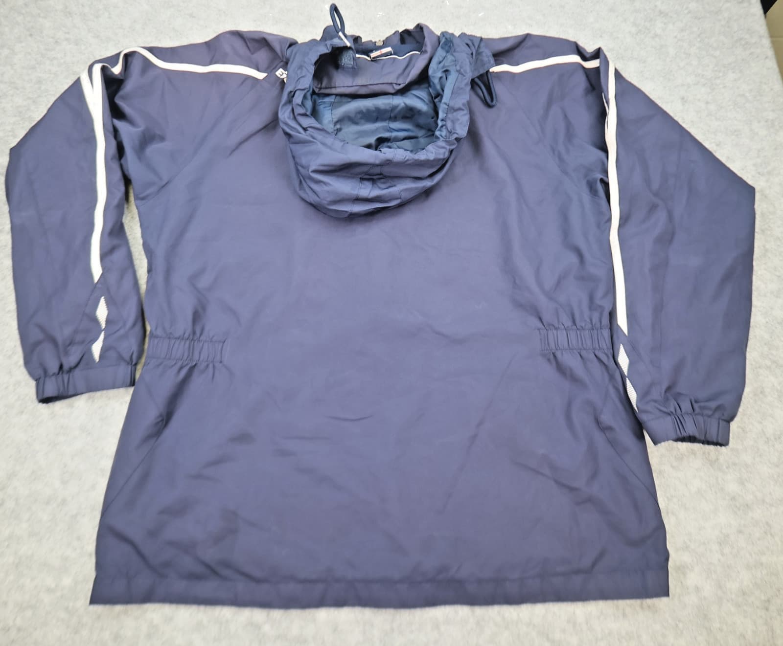 England Football Jacket Large Umbro Navy Waterproof Zipped Wembley 2008 photo 2