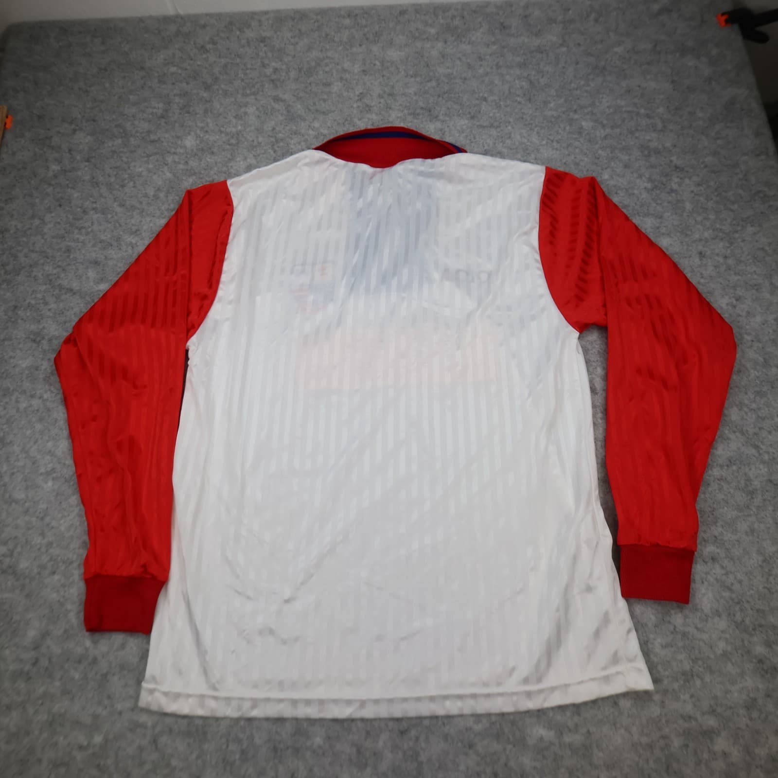 Vintage Rushden and Diamons Shirt Large White Red Home Kit 1995 1997 Cica Jersey photo 2