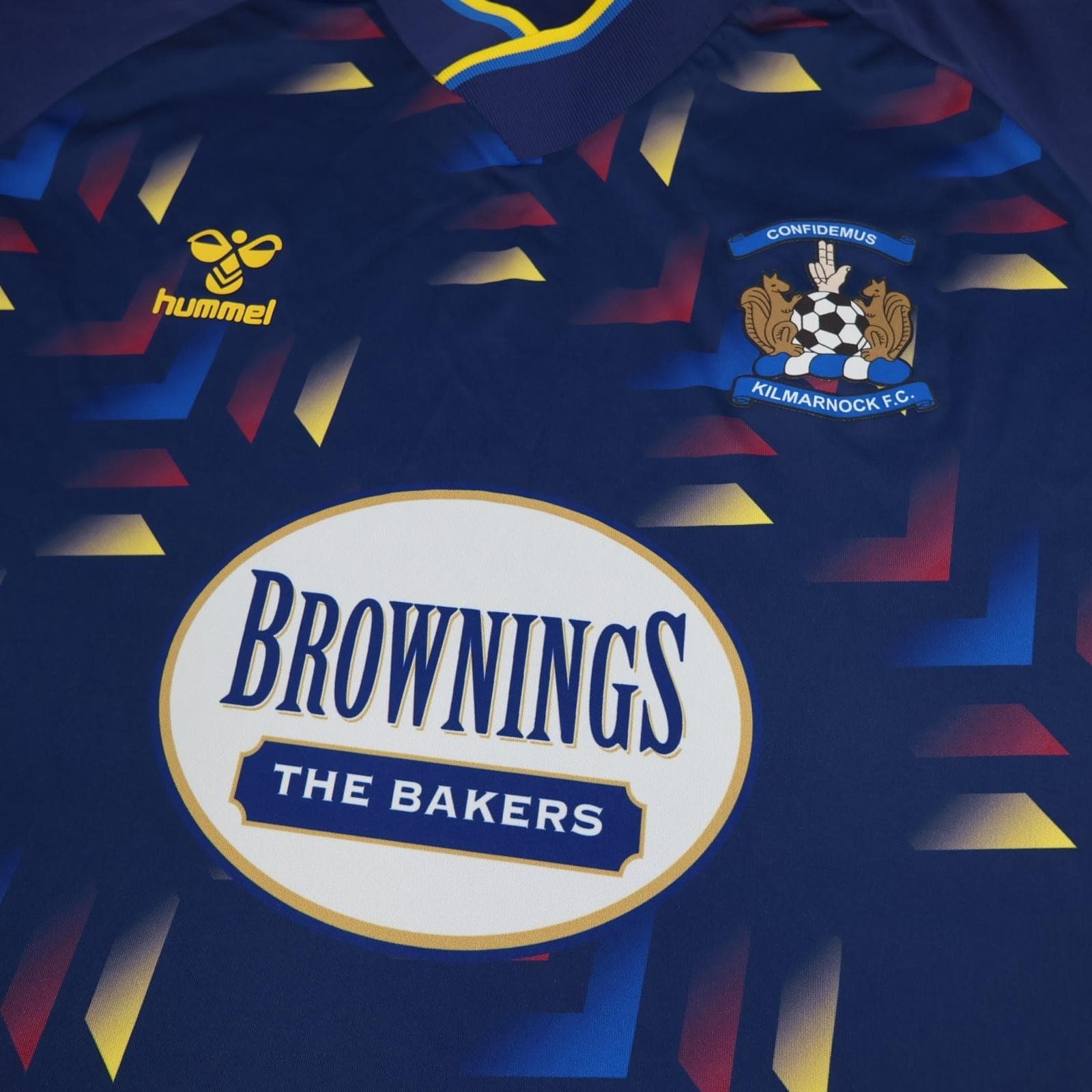 Kilmarnock FC Shirt Mens XL Blue Third Football Hummel 2022 2023 Soccer Jersey photo 3