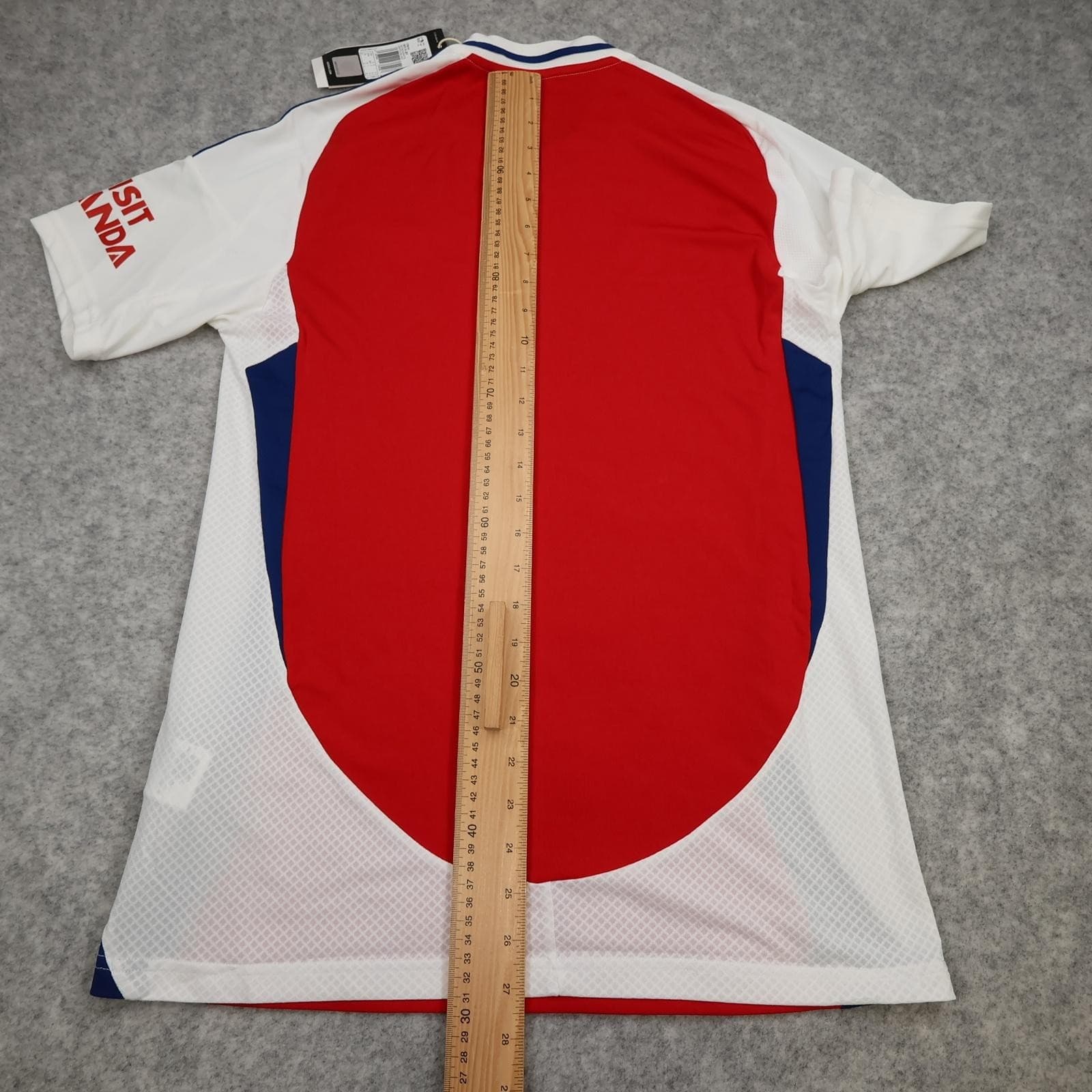 Arsenal Shirt Mens Small Home 2024 2025 Red Adidas Soccer Jersey Slim Fit photo 9