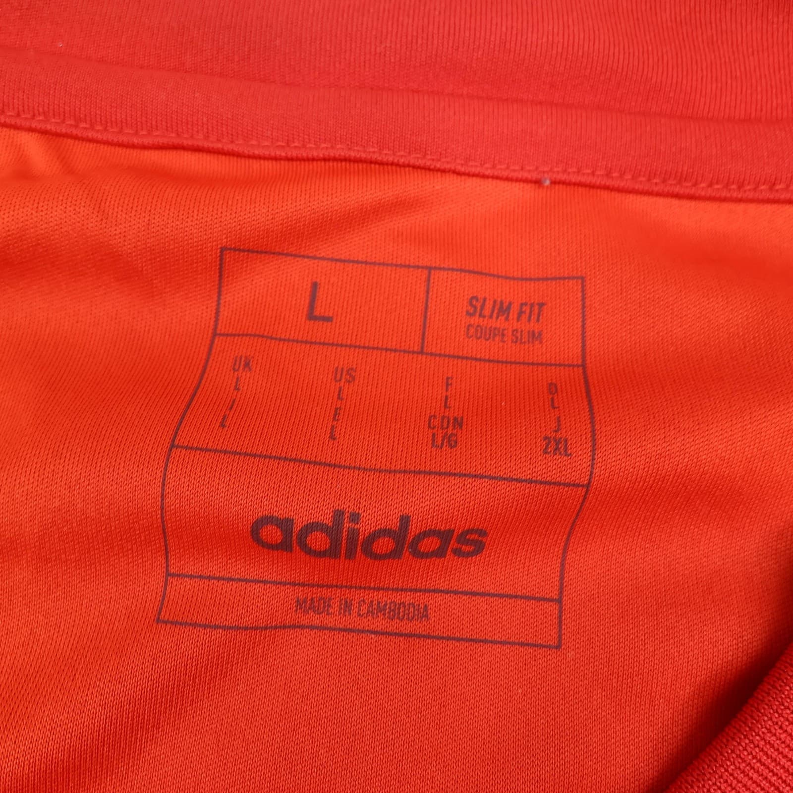 Spain Home Shirt Mens Large Red 2024 2025 Football Adidas Soccer Jersey photo 5