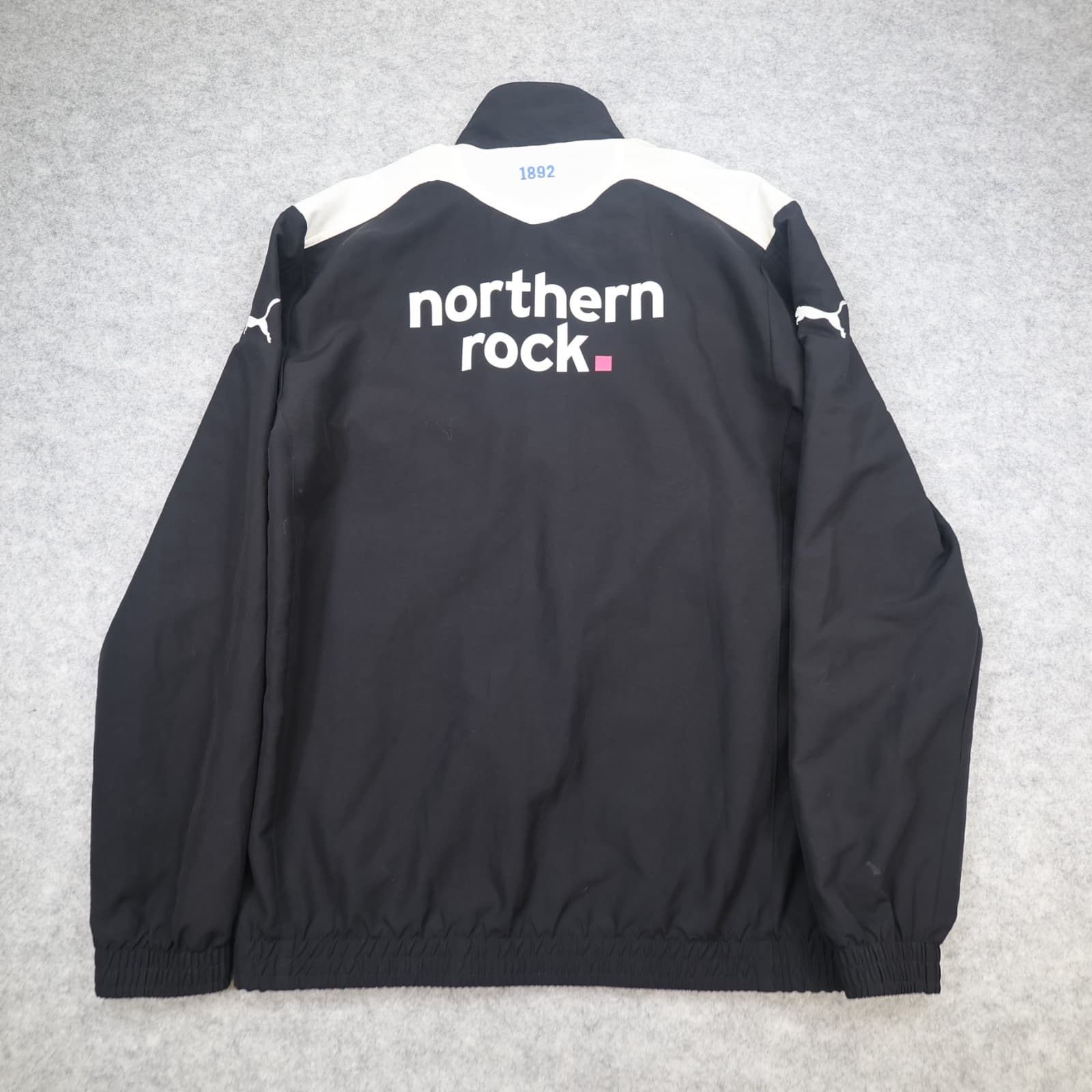Newcastle United Jacket Medium Black Lightweight Track Coat 2011 2012 Puma photo 2