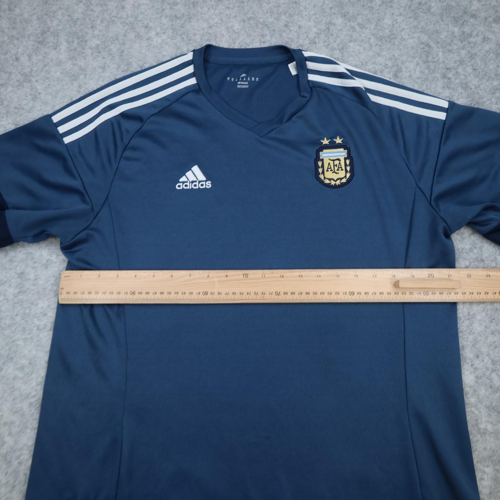 Argentina Away Shirt Mens XL Blue 2015 2016 Adidas Climacool AFA Jersey Top photo 9