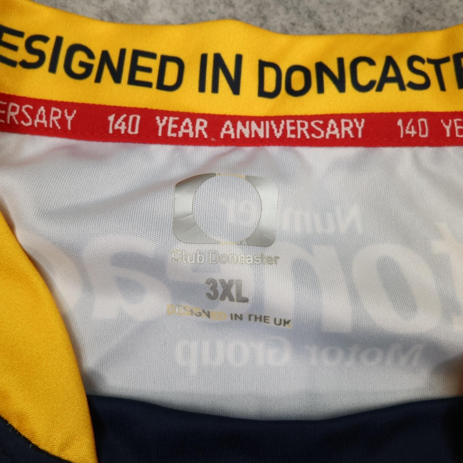 Doncaster Rovers Training Shirt Mens 3XL Blue EFL Football Club Doncaster LNER photo 6