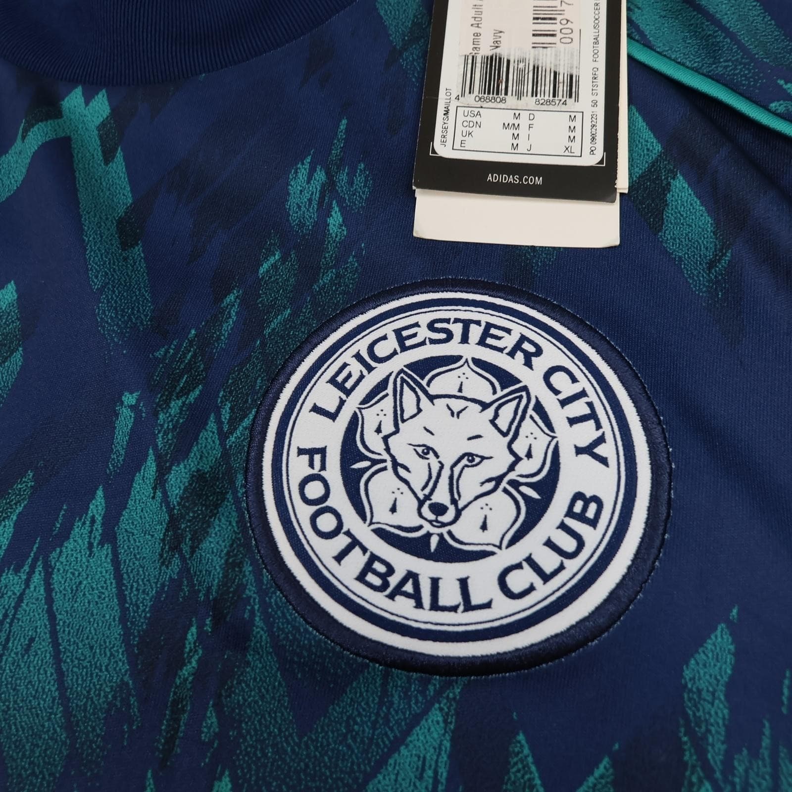 Leicester City Shirt Mens Medium Blue Away 2025 Adidas Winks 8 EFL Soccer Jersey photo 6