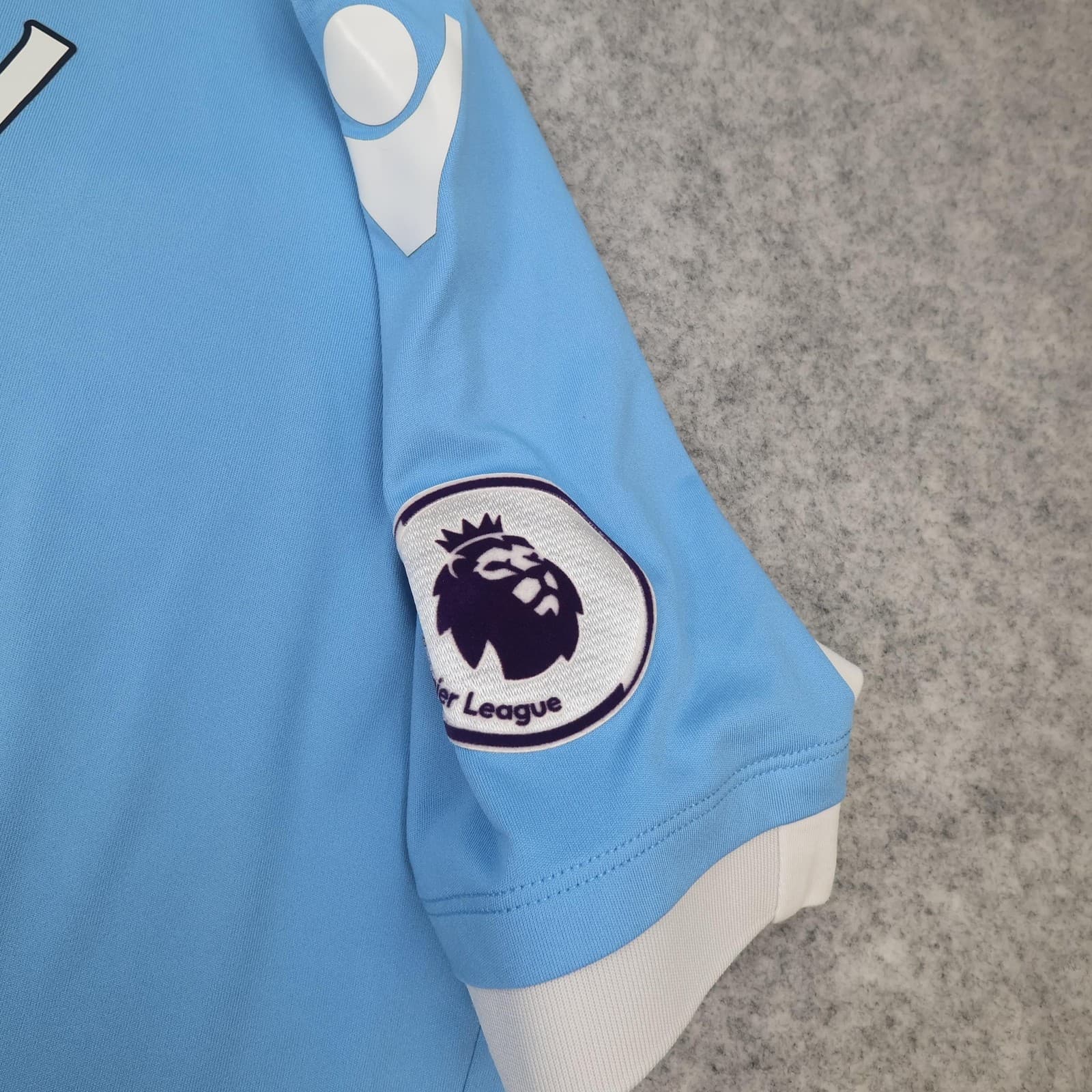Stoke City Away Shirt 2XL Blue 2017 2018 EPL Soccer Macron Shaqiri 22 Jersey photo 5