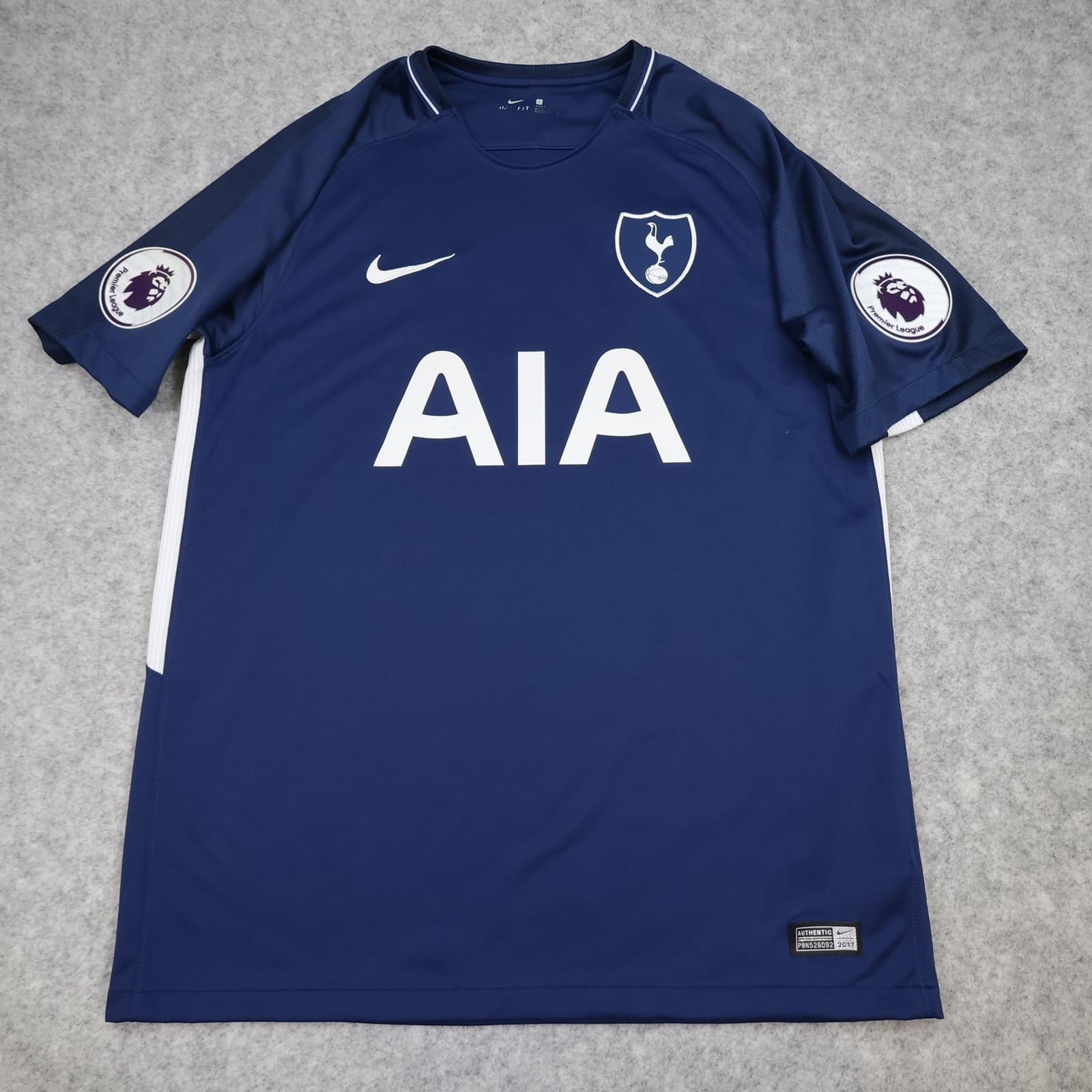 Tottenham Hotspur Shirt Mens Large Away 2017 2018 Football Jersey Nike AIA Son 7 photo 2