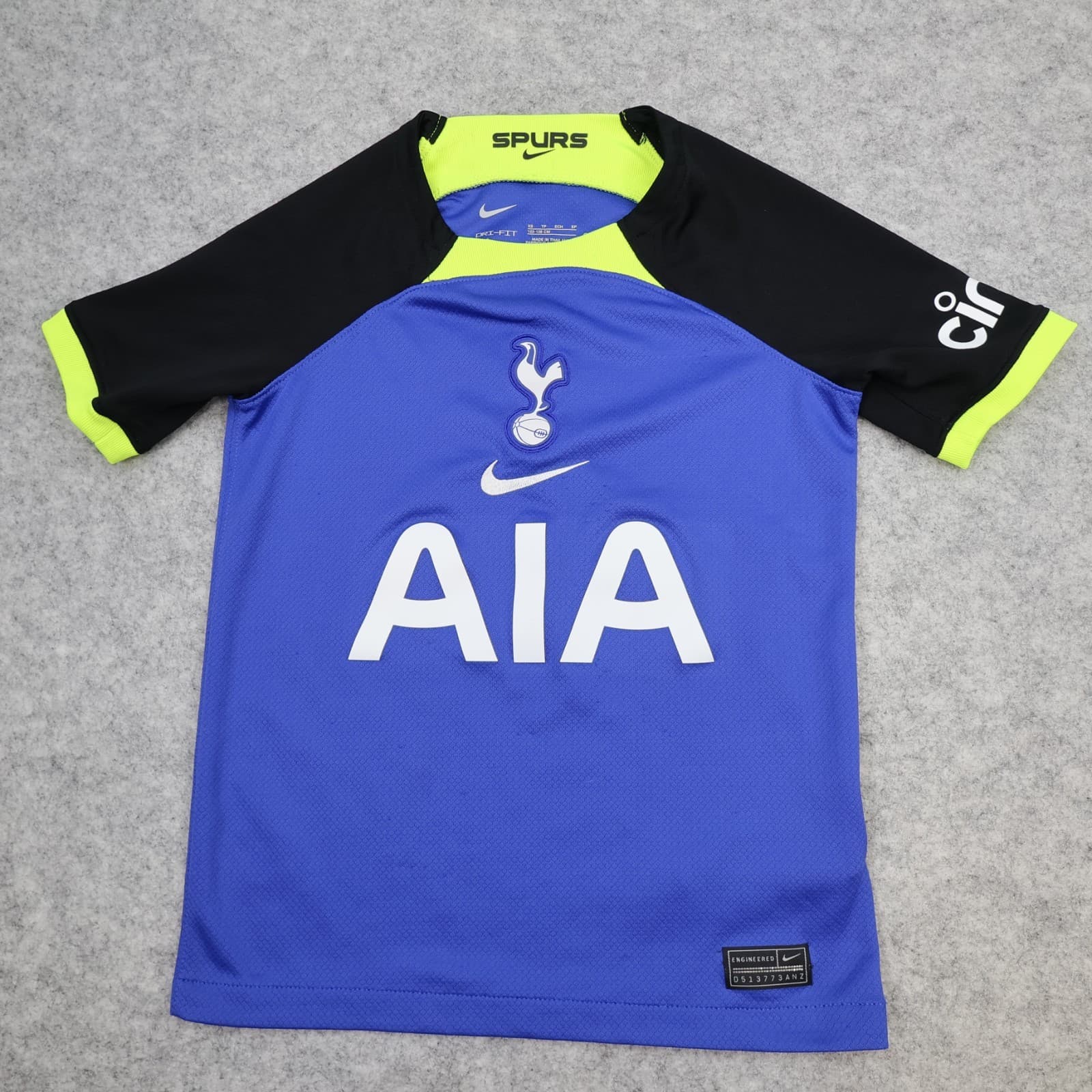 Tottenham Hotspur Shirt Kids Small 122-128cm Navy Away 2018 2019 Soccer Jersey