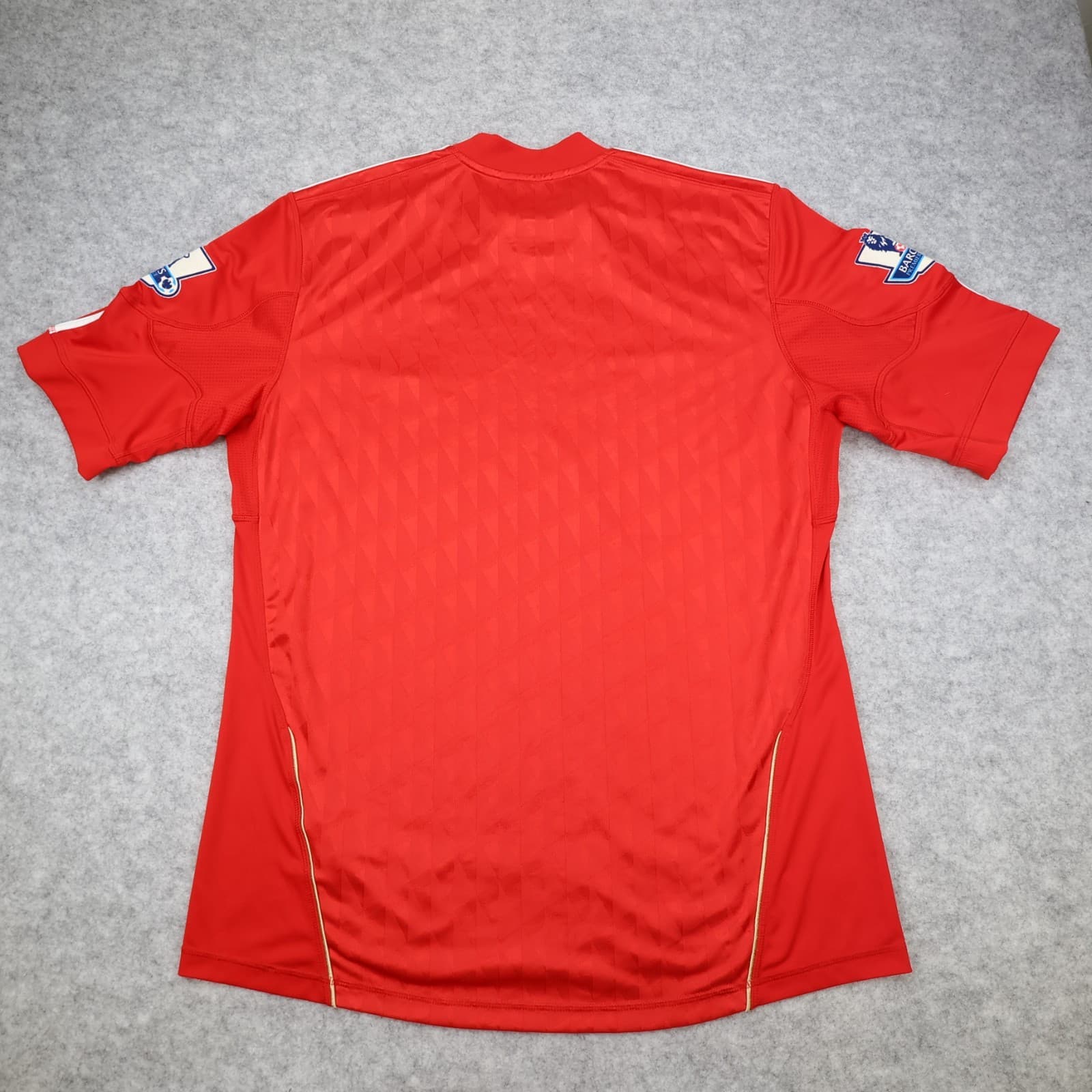 Vintage Liverpool Shirt Large Red Home Kit 2010 2011 Adidas Soccer Jersey photo 2