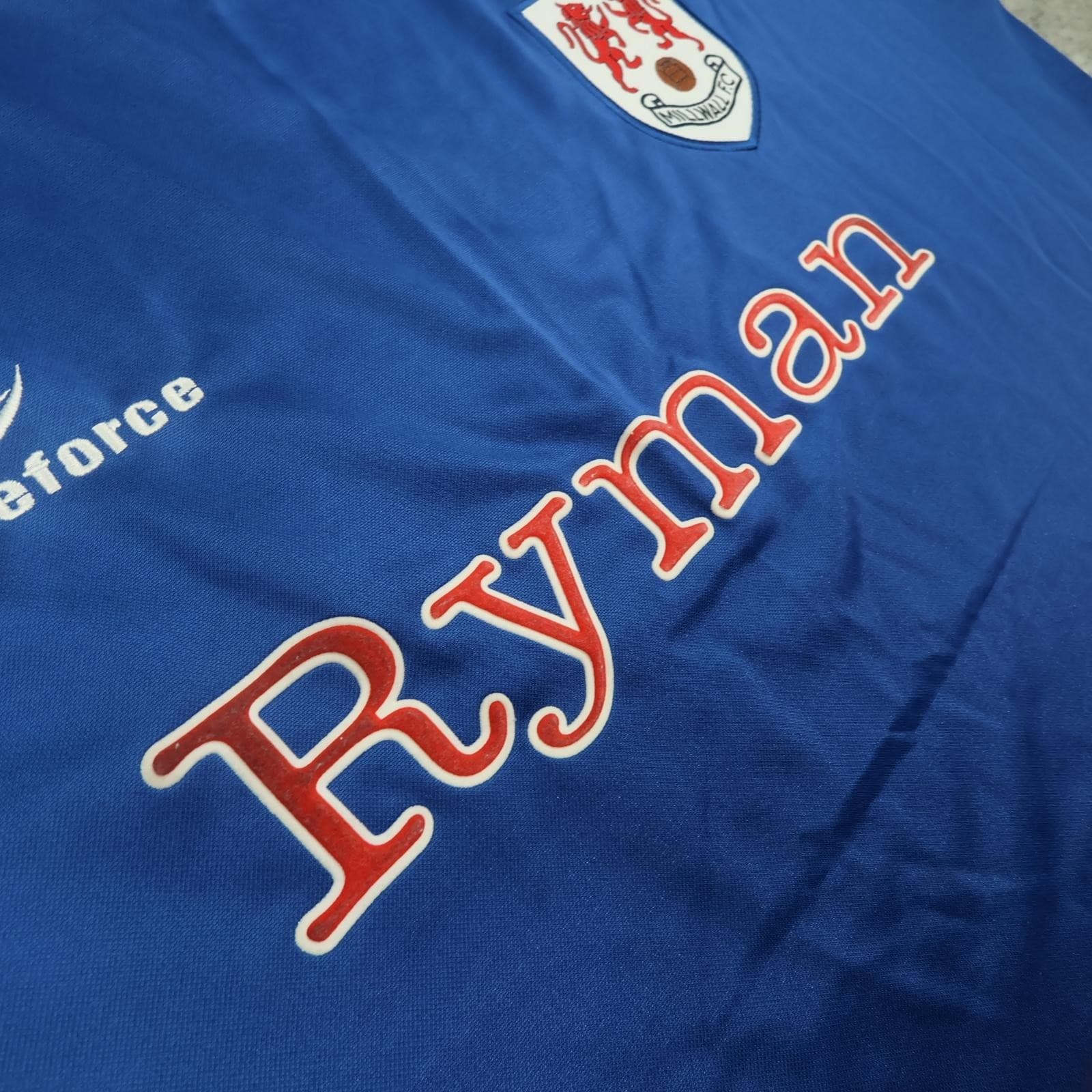 Millwall FC Shirt Mens 3XL Blue 2003 2004 Strikeforce Ryman Training Jersey photo 6