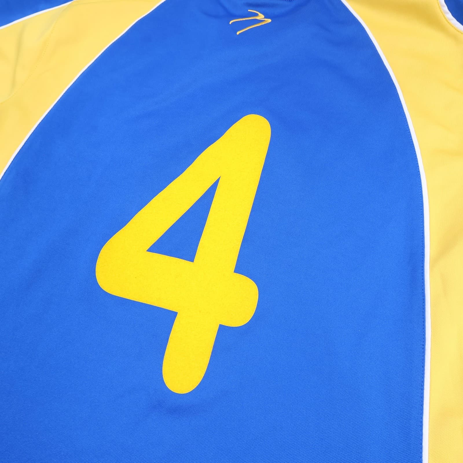 AFC Wimbledon Shirt Mens Medium Blue Yellow Football Tempest Sports Interactive photo 6