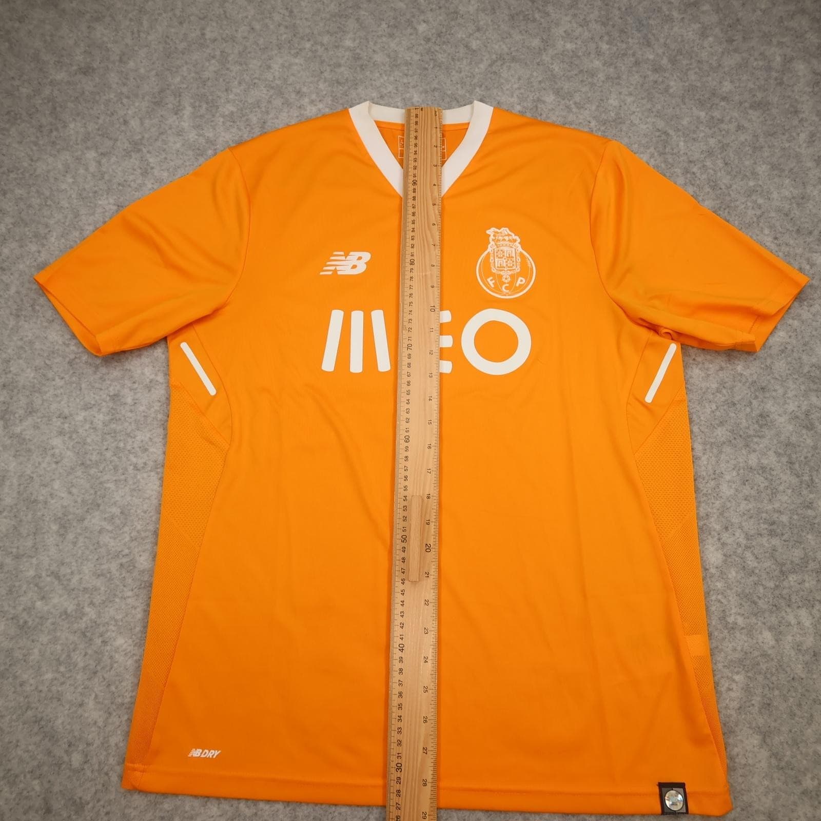 FC Porto Shirt Mens Large Orange Away 2017 2018 Football New Balance MEO Jersey photo 11