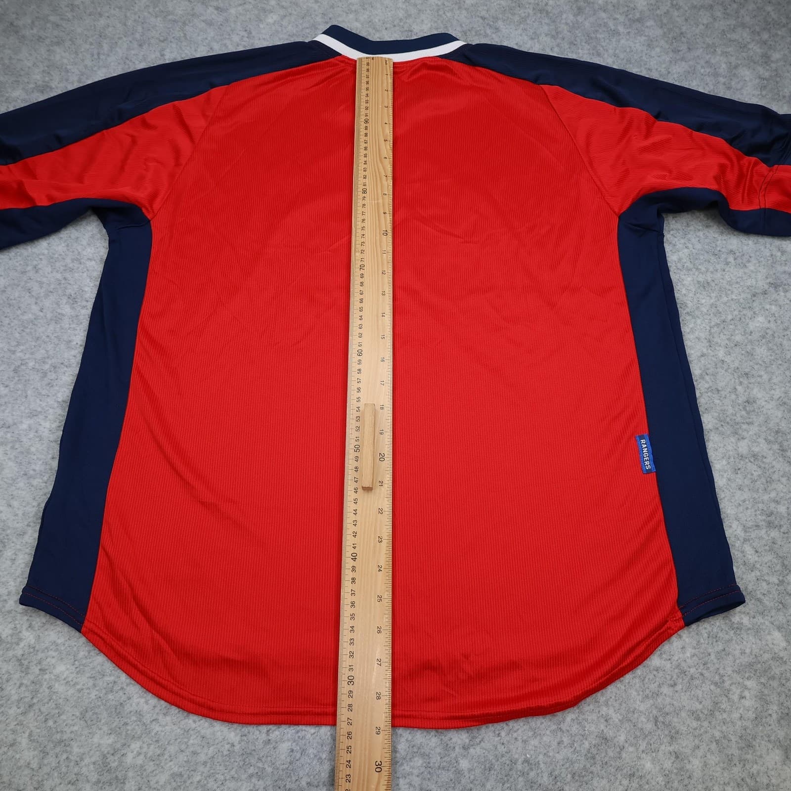 Vintage Rangers Shirt Mens XL Red Away 1997 1999 Football Nike McEwan's Jersey photo 11