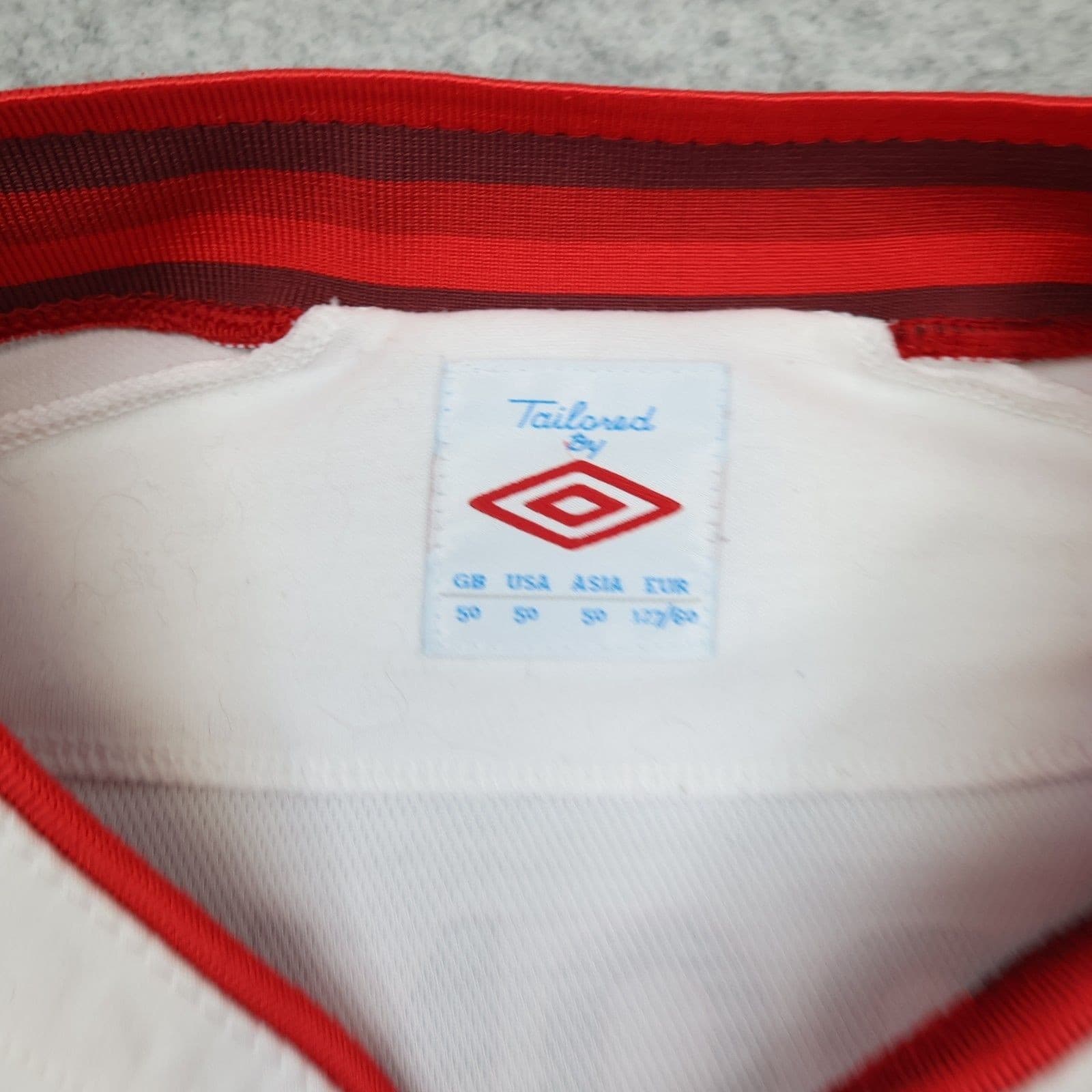 England Football Shirt 2XL White Home Kit Umbro 2012 2013 Wayne Rooney 50" photo 6