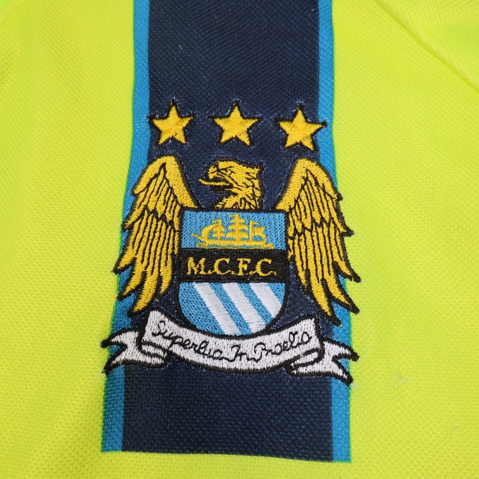 Vintage Manchester City Shirt Extra Large Away Kit 1998 1999 Soccer Jersey Kappa photo 4